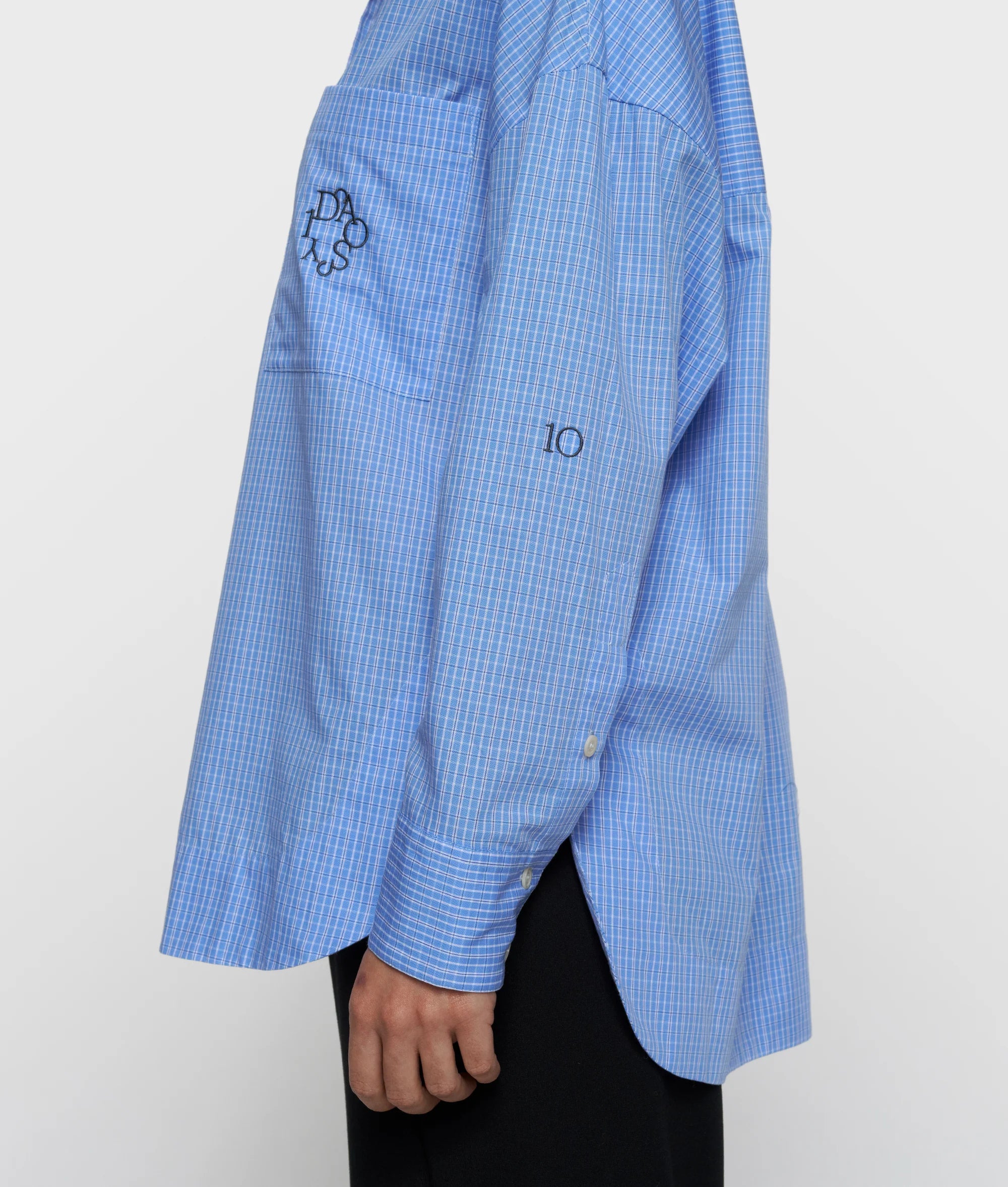 Long Sleeve Shirt Check ultramarine