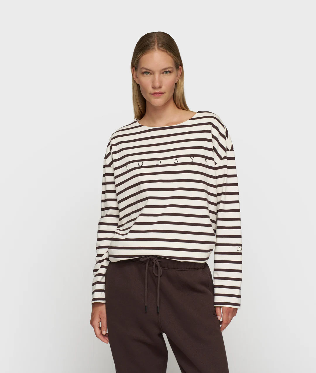 Boat Neck Top Stripes