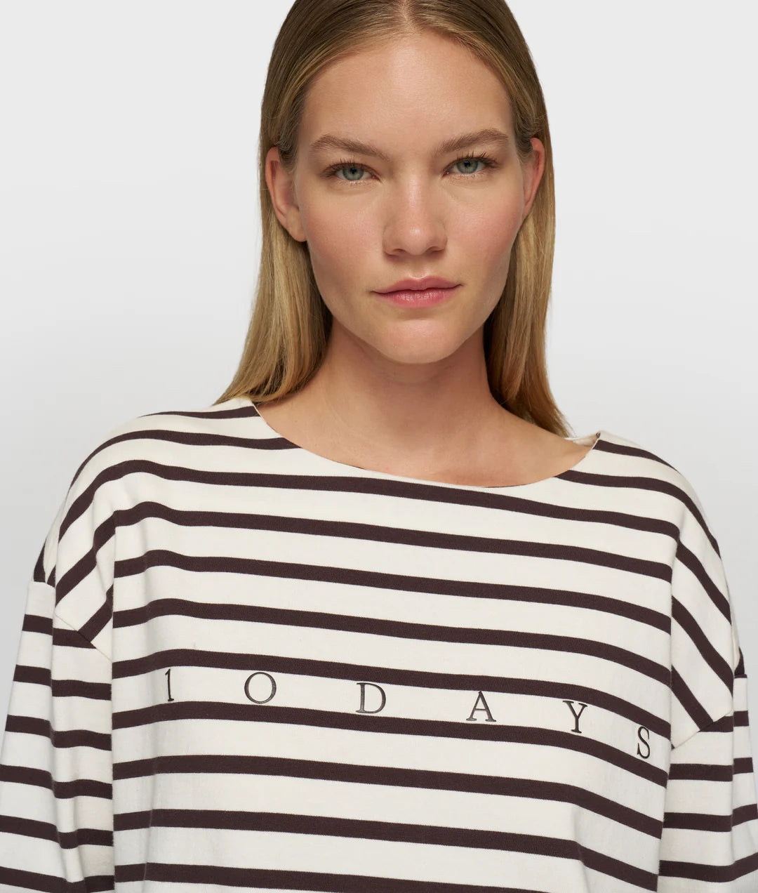 Boat Neck Top Stripes