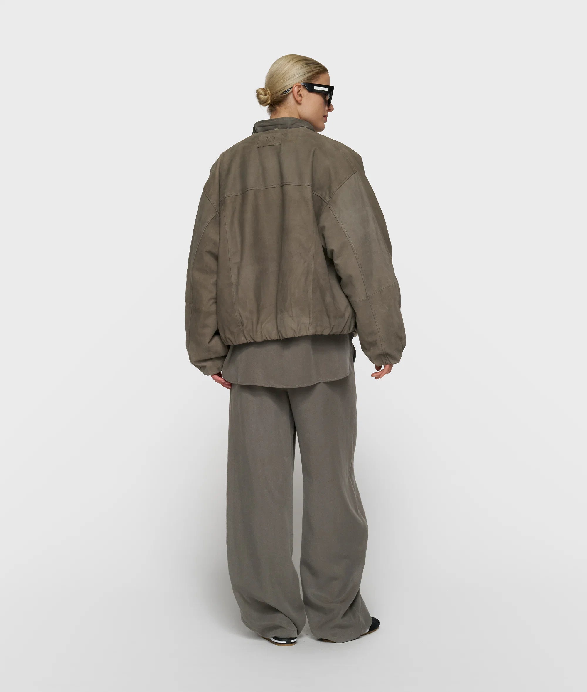 Suede Jacket dark fog