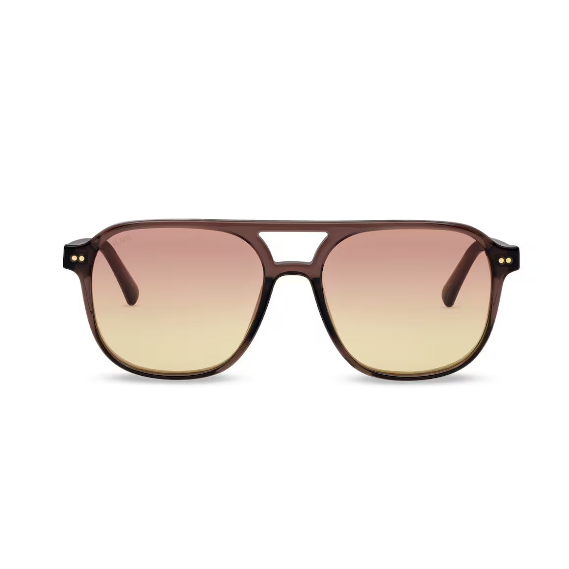 Sonnenbrille "Zurich Oversize Mocha Gradient Brown"