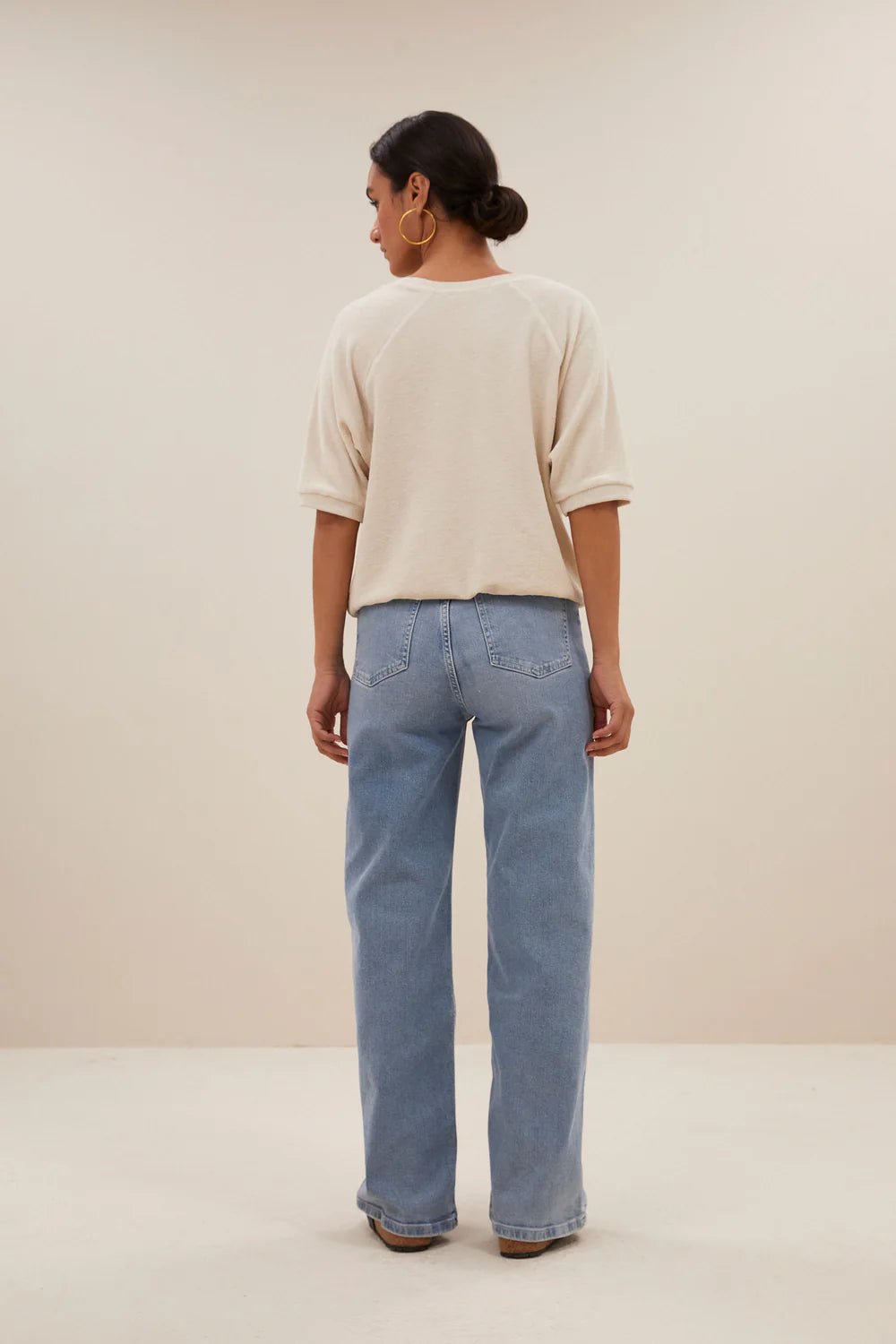 Slub Top "Neva" almond - Dein Lieblingsladen Concept