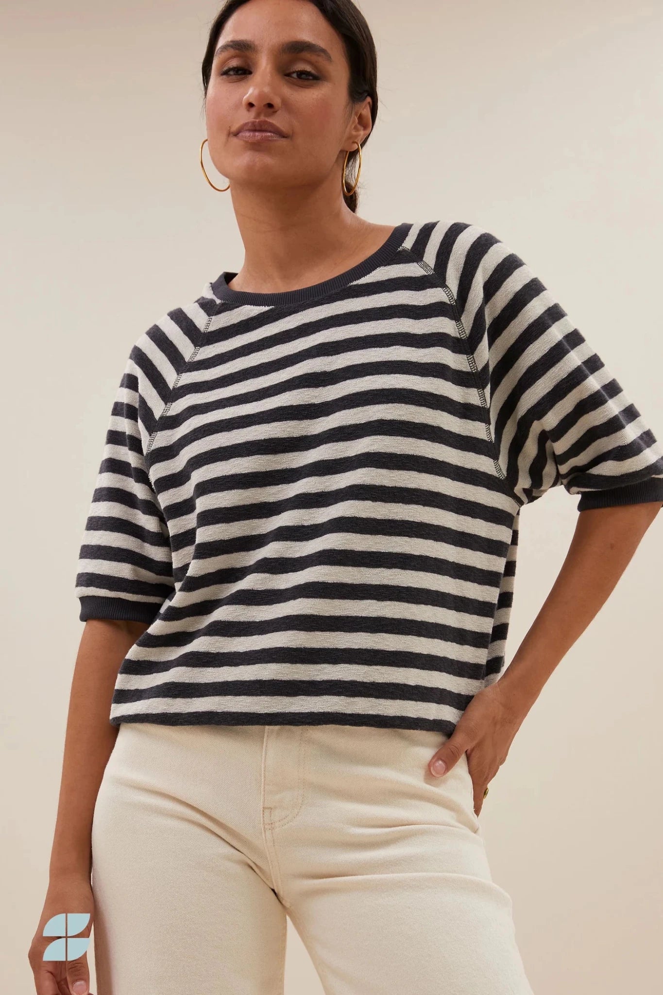 Slub Stripe Top "Neva" - Dein Lieblingsladen Concept