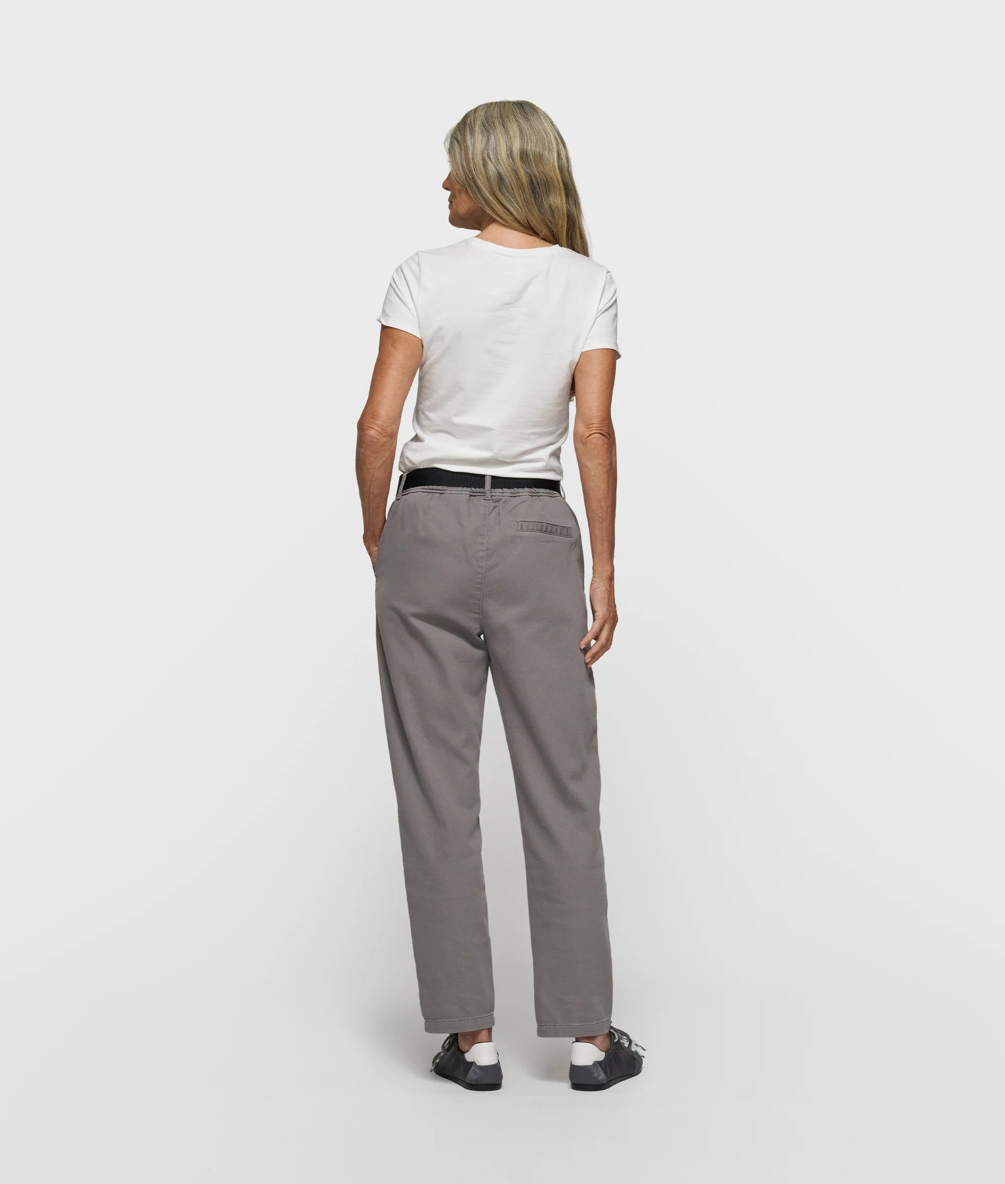 Belted Pants Jog Twill