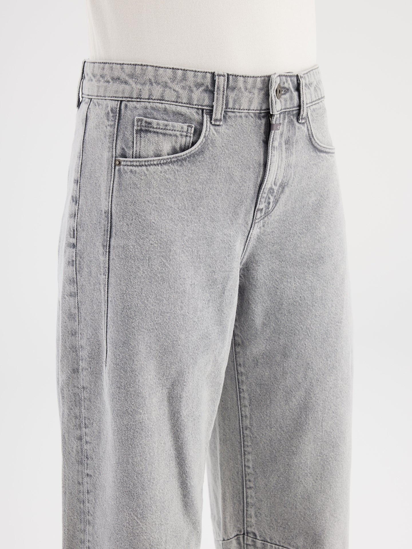 Jeans "Clara" marble grey