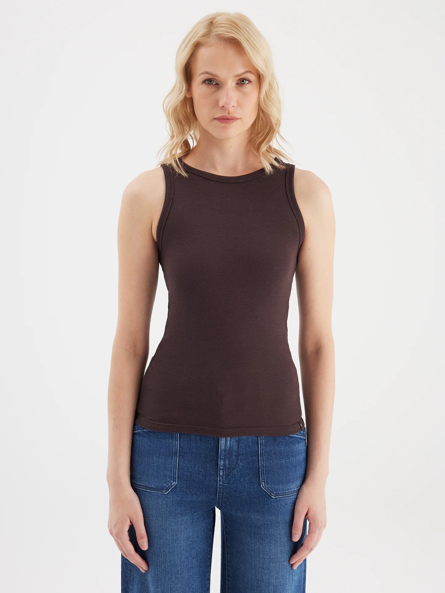 Tanktop "Liv" Chocolate Plum