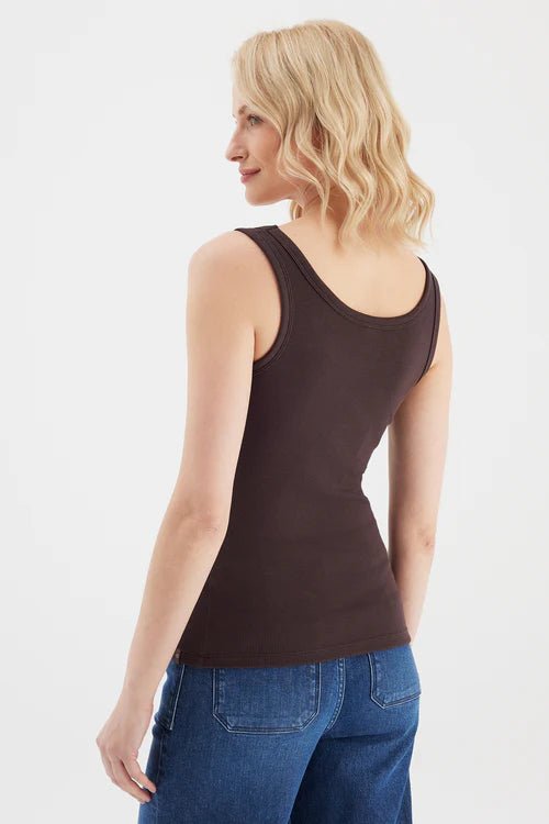 Tanktop „Olivia“ Chocolate Plum - Dein Lieblingsladen Concept