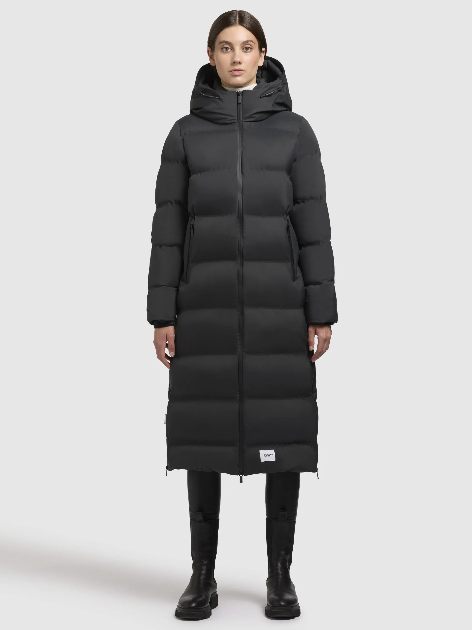 Steppmantel "Larea3" grey