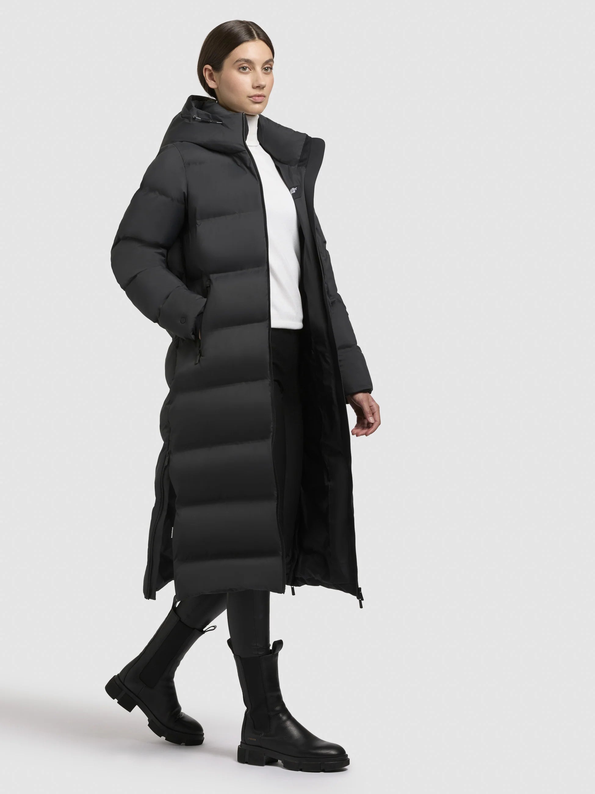 Steppmantel "Larea3" grey