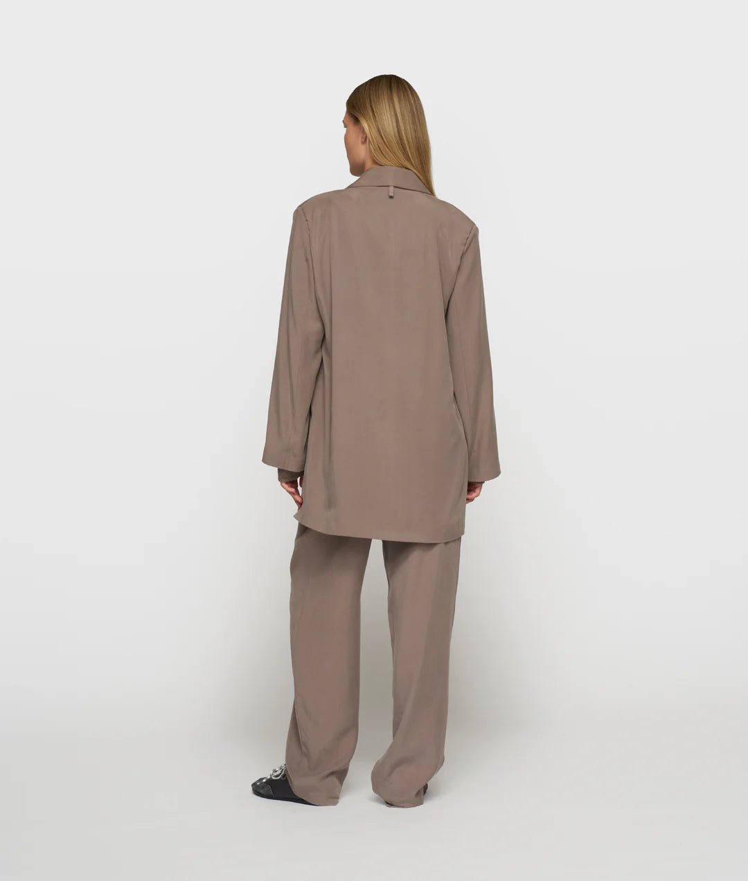 Long Flowy Blazer Lyocell