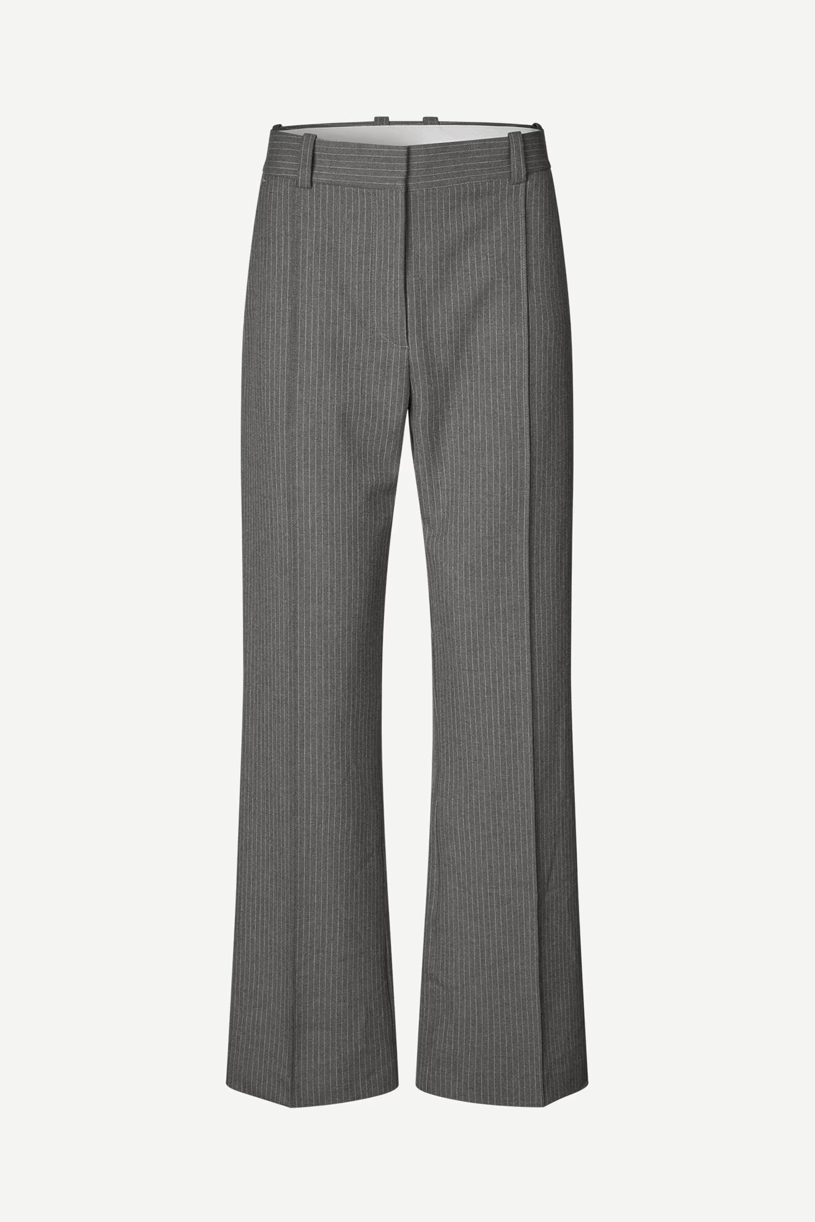 Hose "Salot"-dark gull gray pinstripe