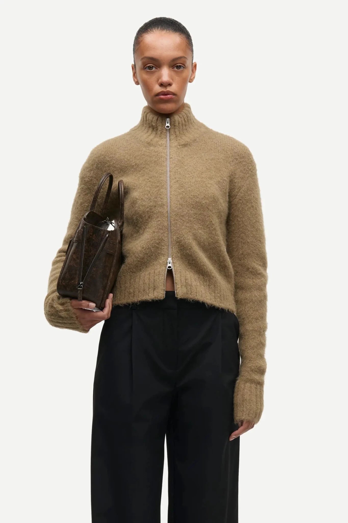 Cardigan "Sajeanne" - lead gray - Dein Lieblingsladen Concept