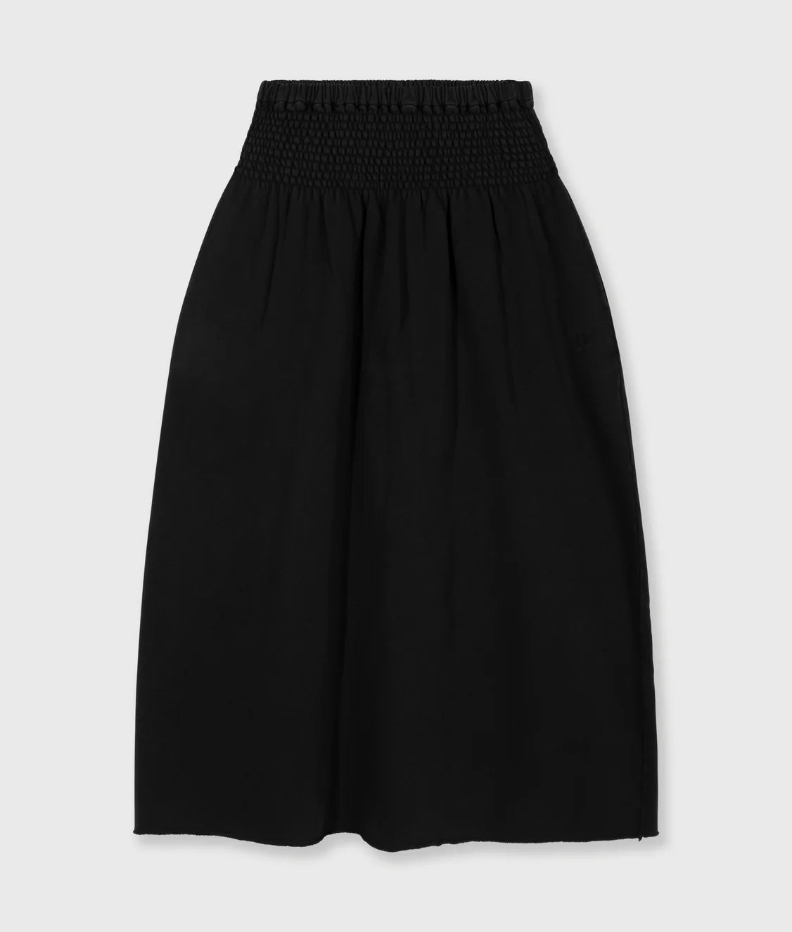 Smock Skirt Washed 20-102-6203-dark charcoal