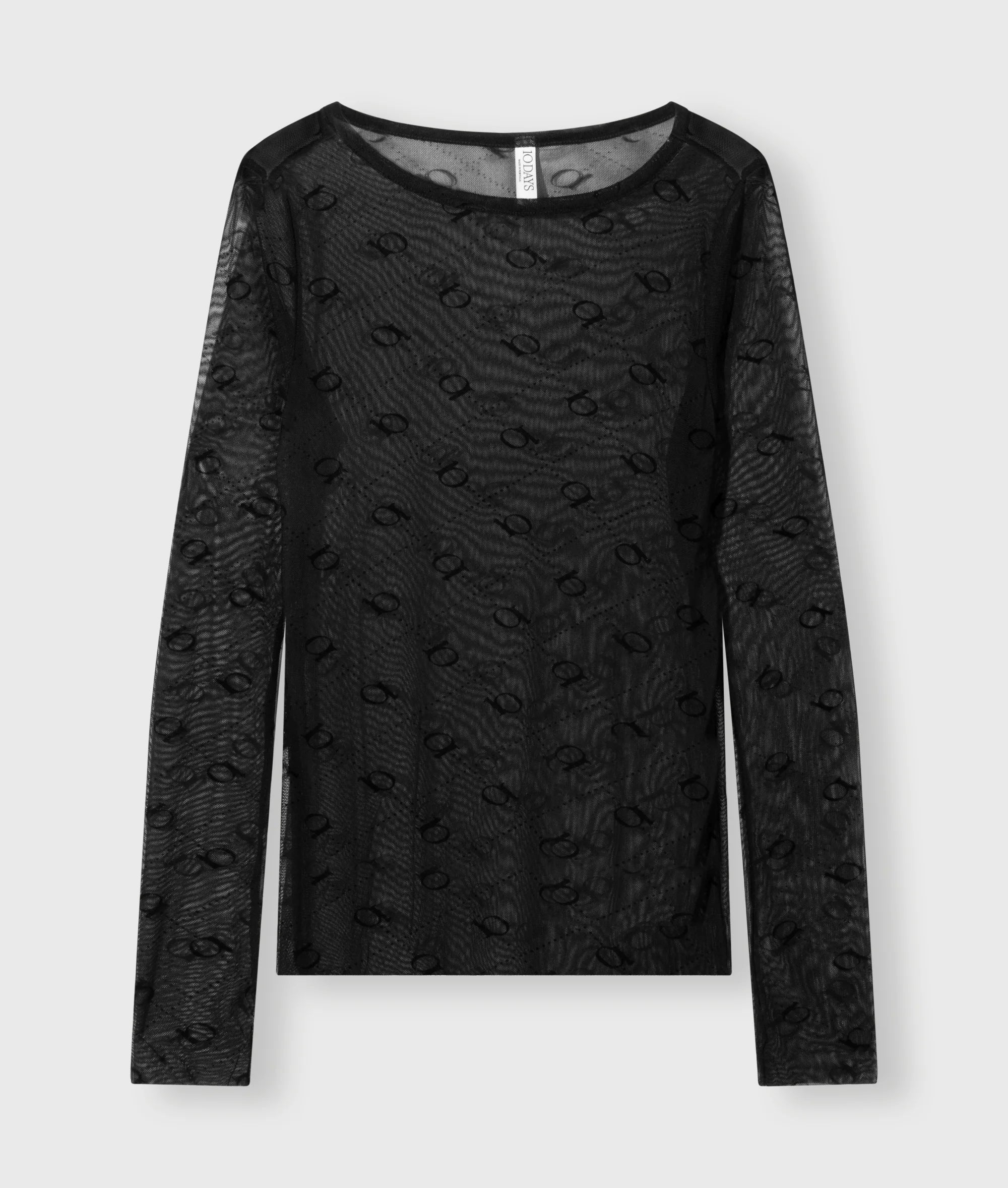 Mesh Long Sleeve Monogram