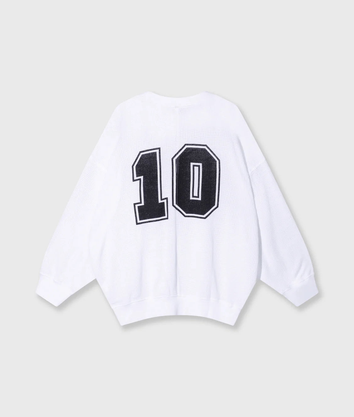 Mesh Baselball Sweter Gathering