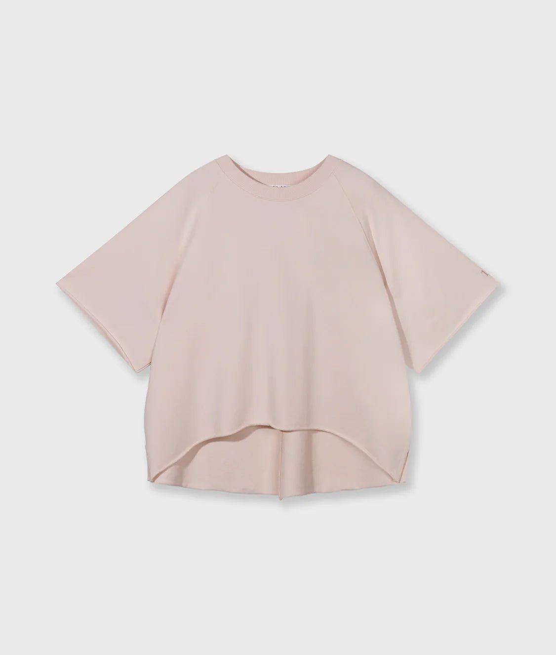 Short Sleeve LA Sweater 20-817-6203-powder - Dein Lieblingsladen Concept