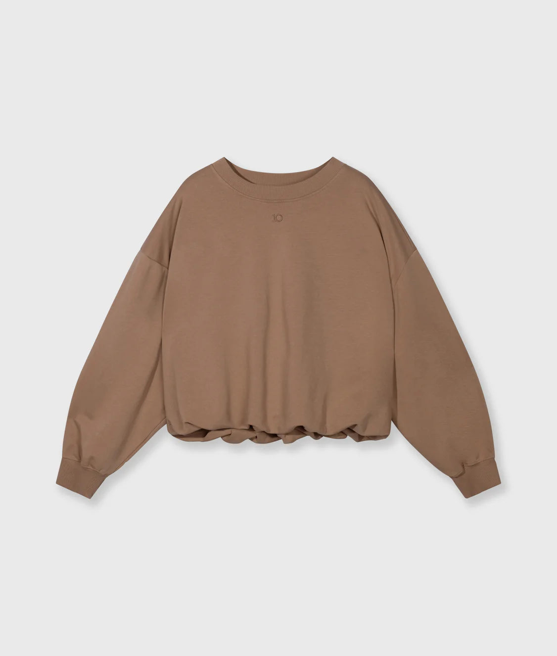 Pleated Sweater 20-827-6203-light fudge