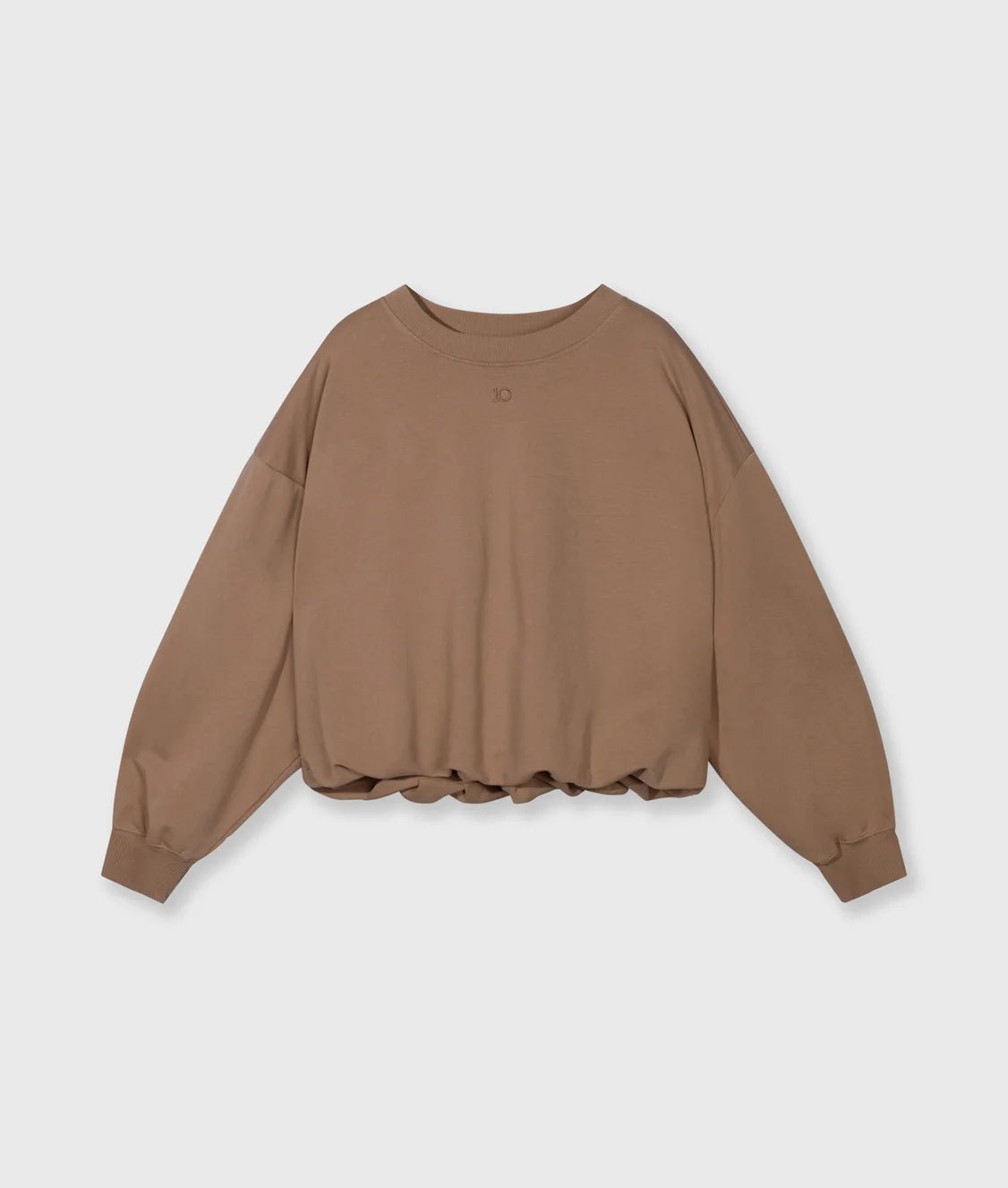 Pleated Sweater 20-827-6203-light fudge - Dein Lieblingsladen Concept