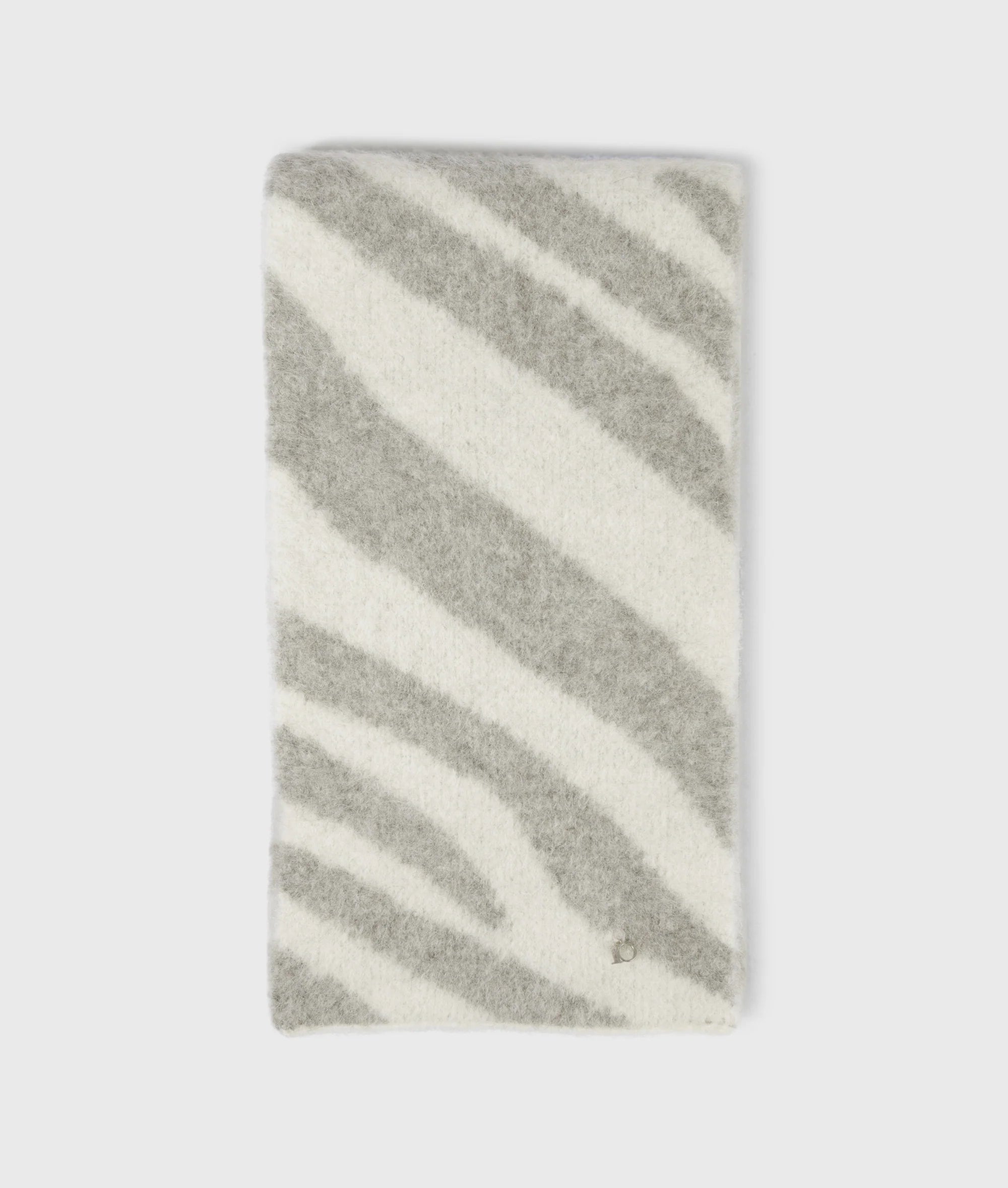 Knit Scarf Zebra ecru