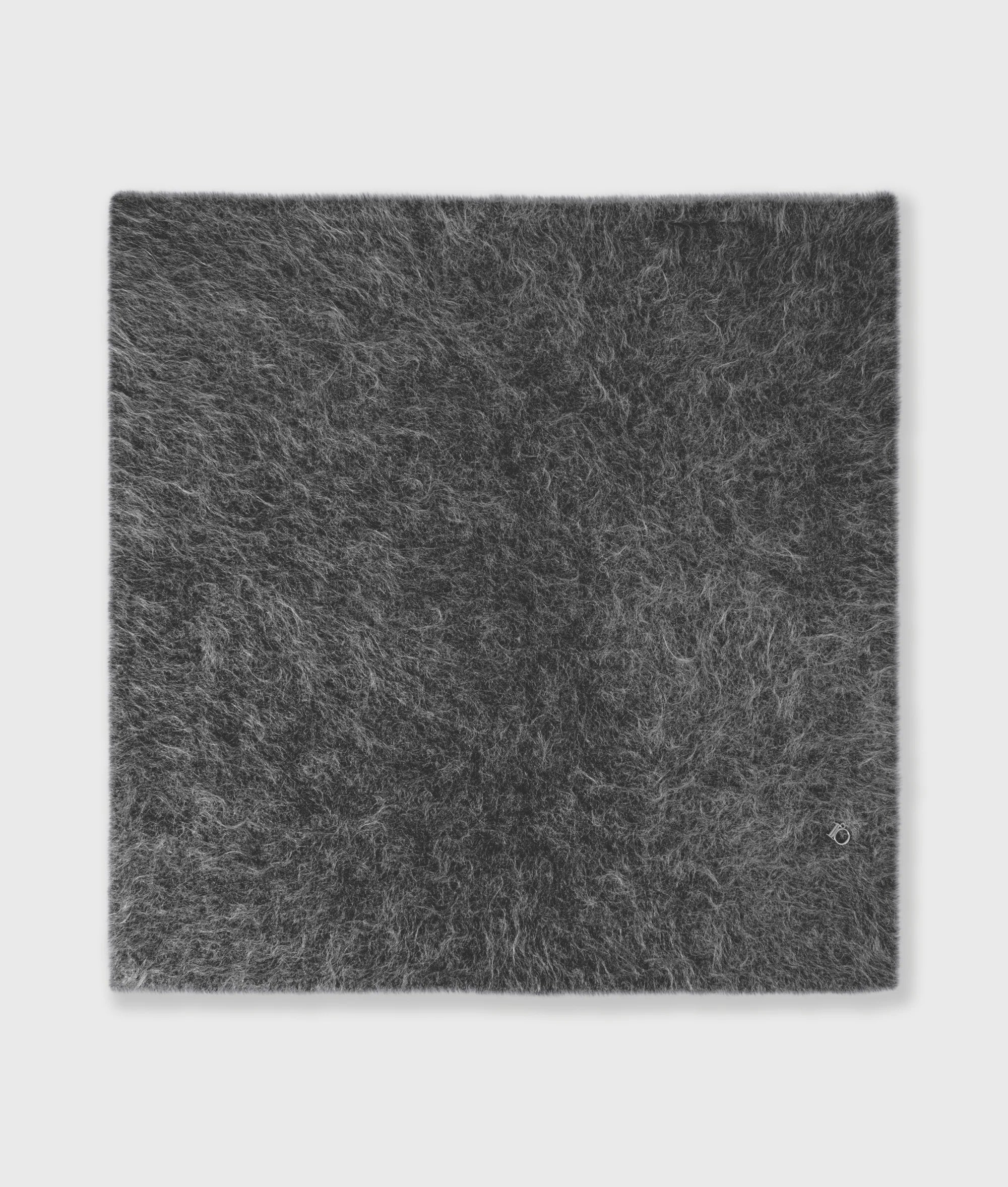 Bandana Hairy Knit Scarf