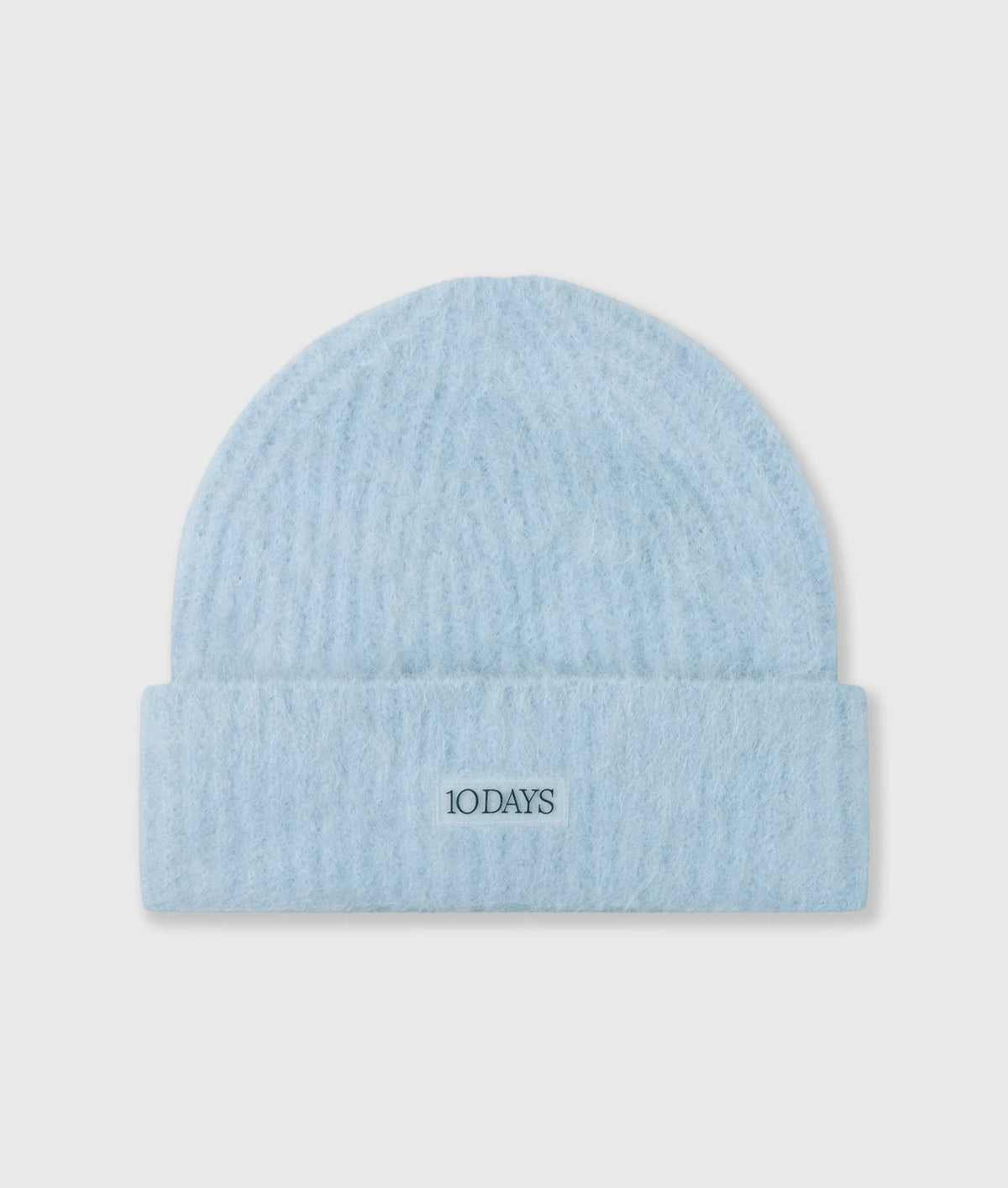 Hairy Knit Beanie Angel blue