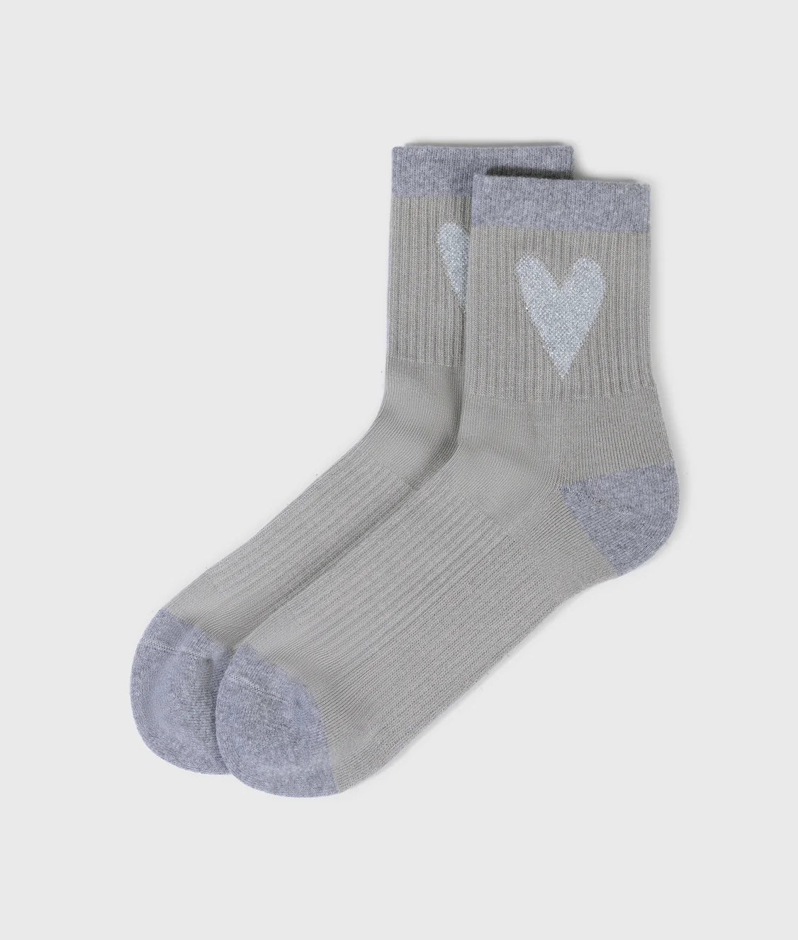 Socks Heart 20-930-6203-stone