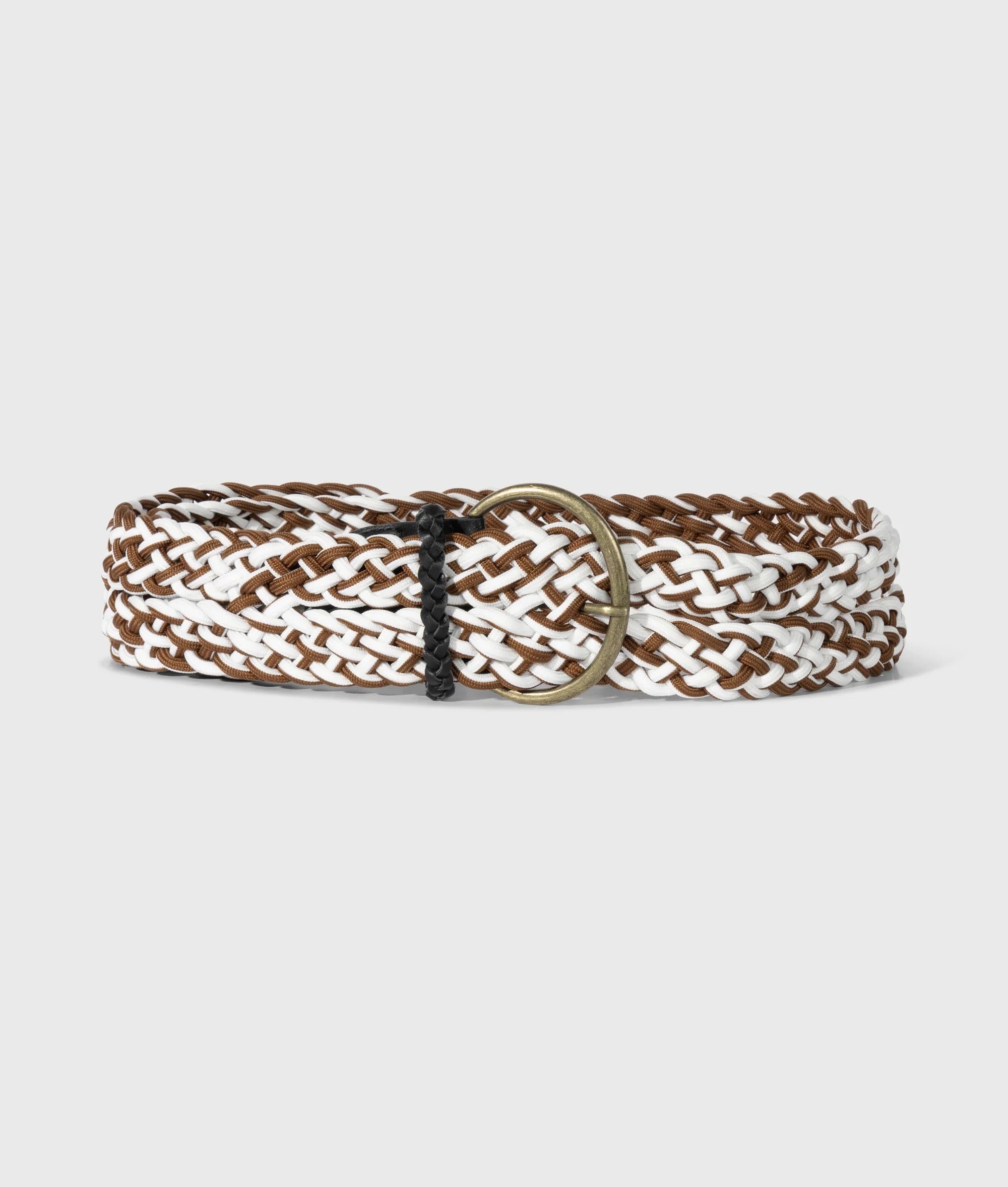 Braided Belt Deep Brown