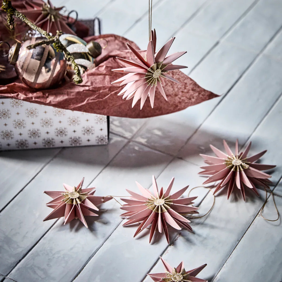 Christmas Ornaments "HDStari"-rose/champagne