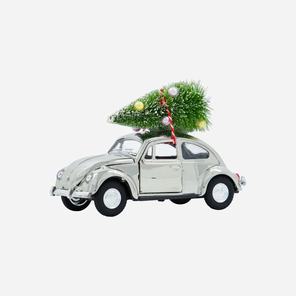 Decoration "HDXMas Car" - silver - Dein Lieblingsladen Concept