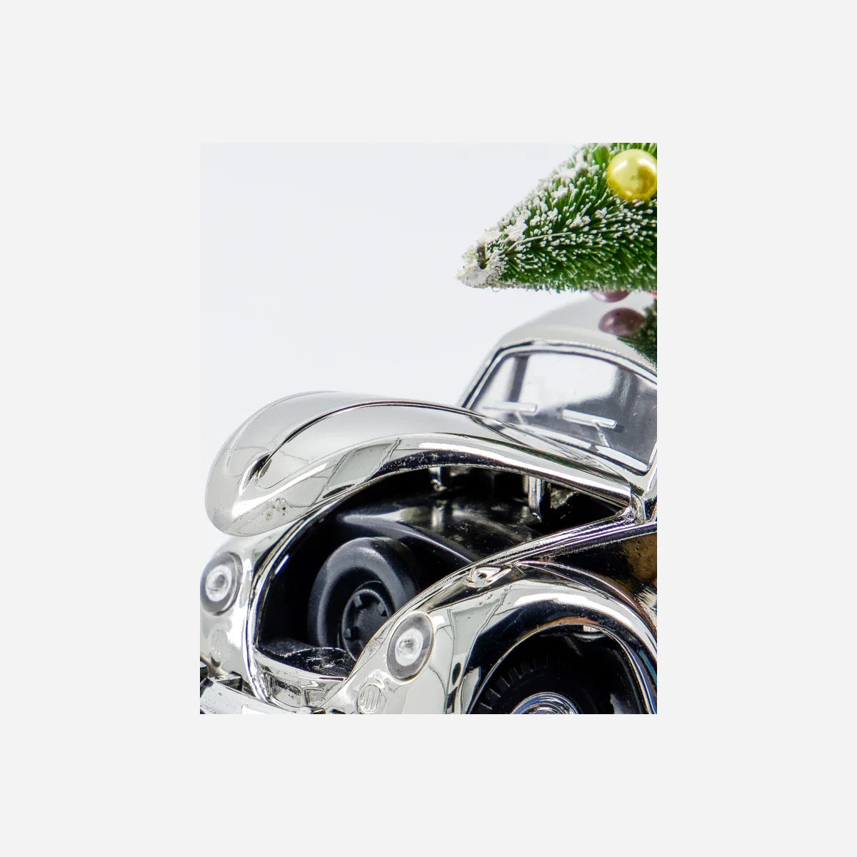 Decoration "HDXMas Car"-silver