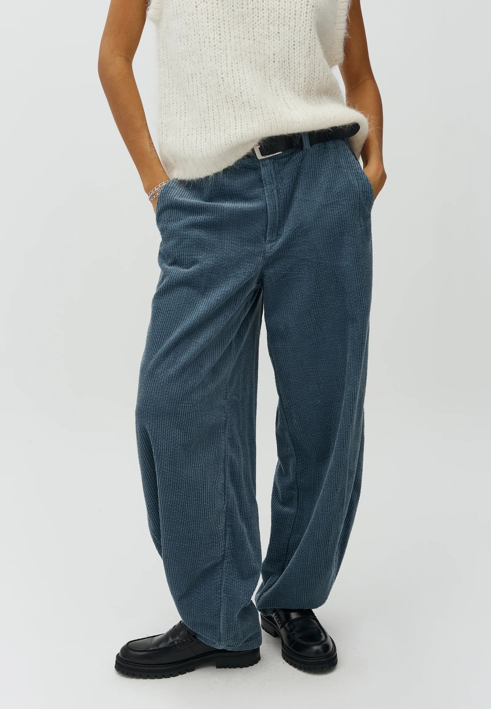 Cordhose "Silir-M" blue mirage