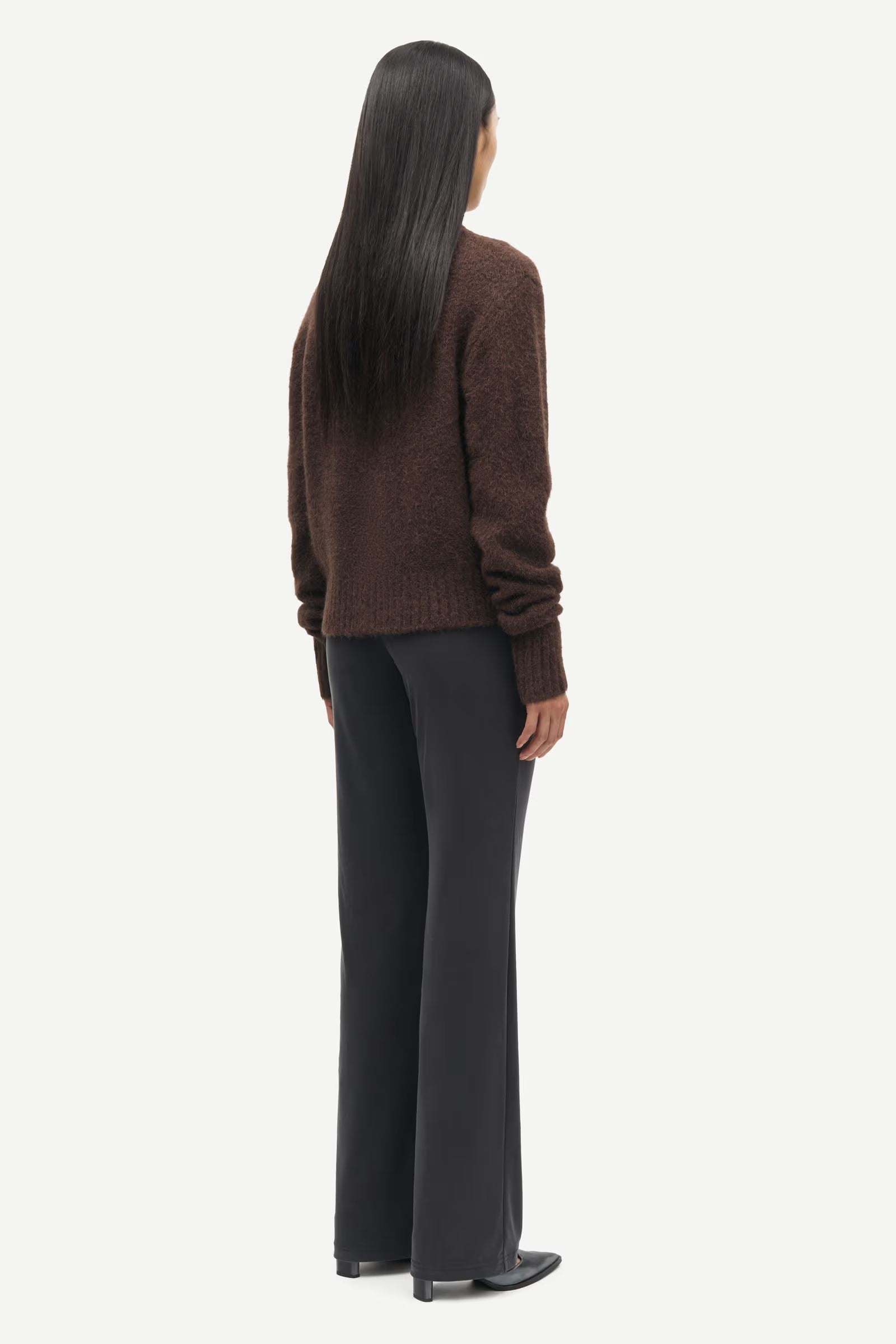 Zip Cardigan "Sajeanine" black coffee