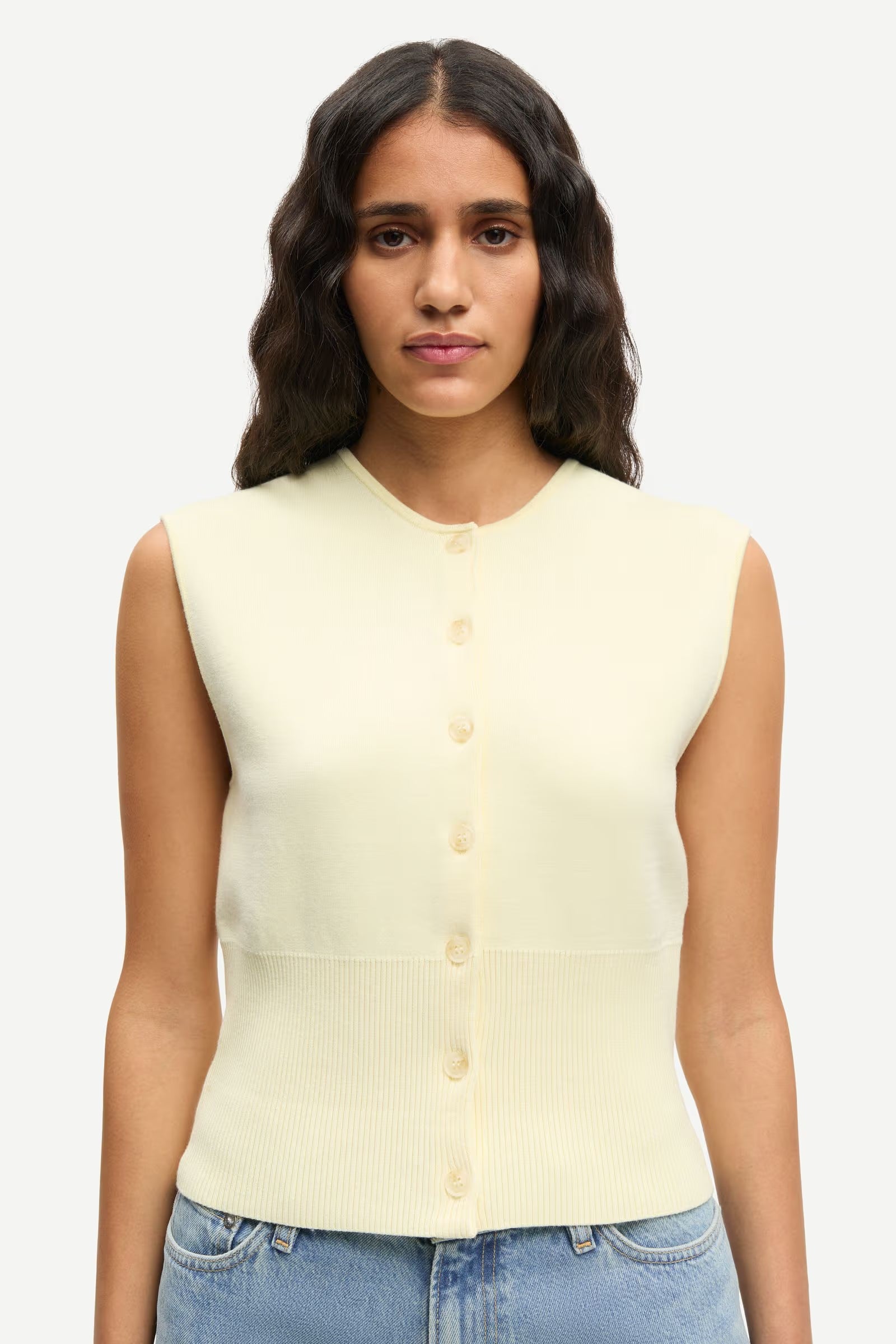 Top "Saanne" ethereal green