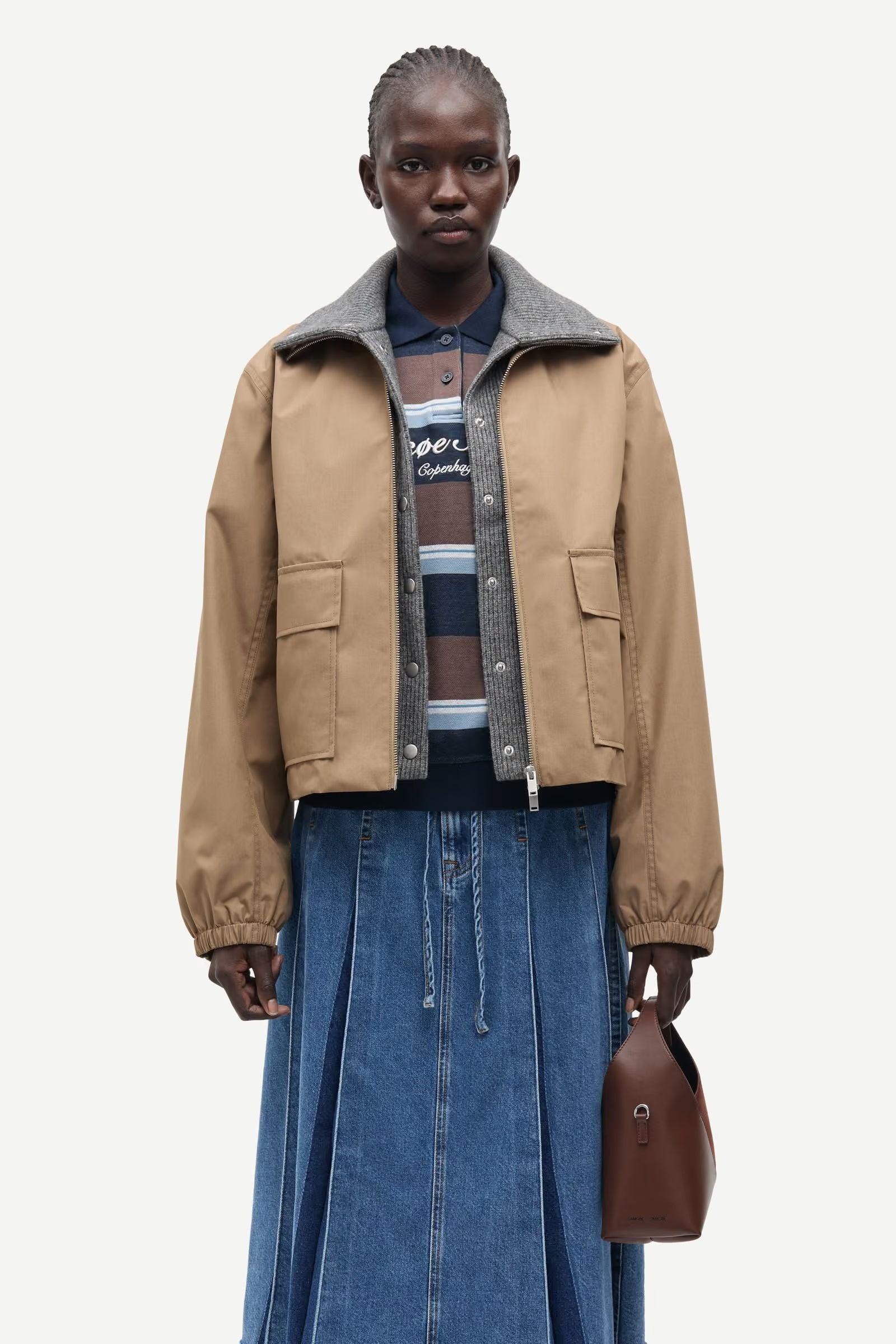 Jacket "Sabianco" lead grey