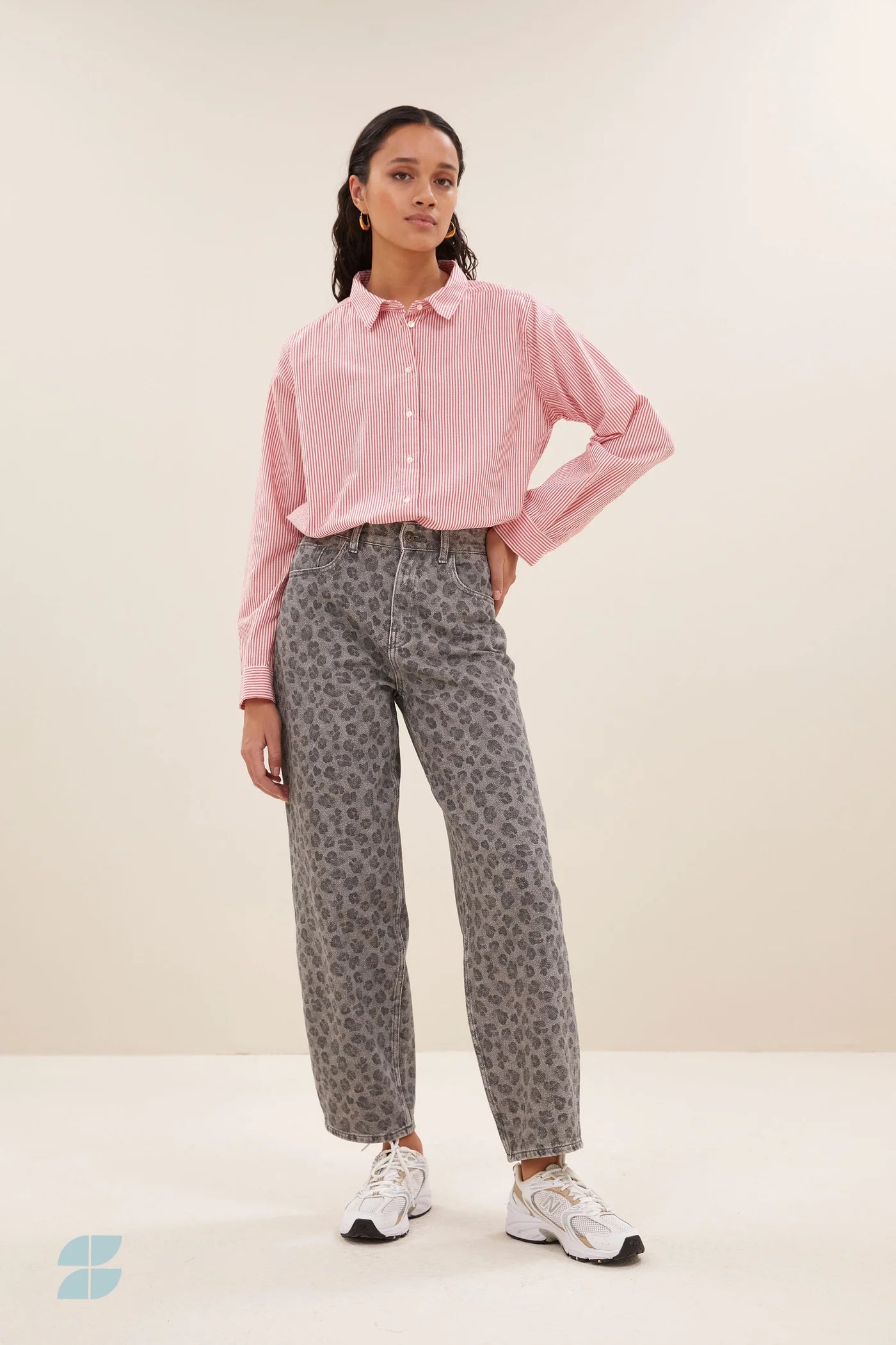 Hose "Lew grey cheetah"