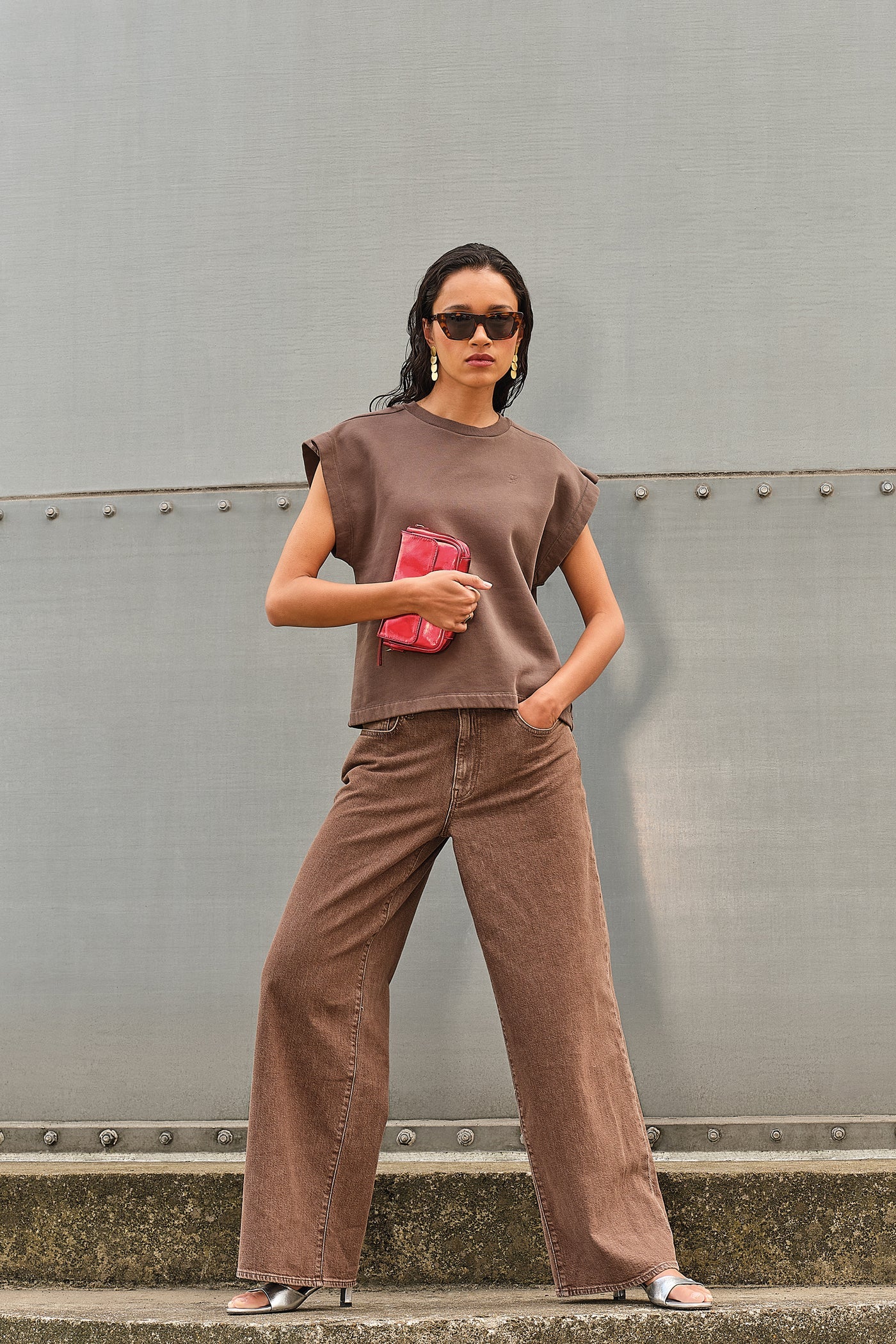 Top "Mason Pleats"