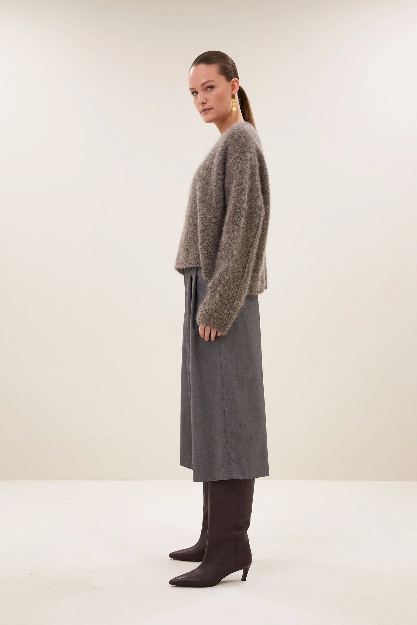 Pullover "Vasile" dark biscuit