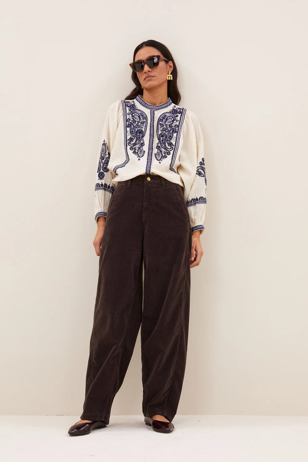 Pants "Barth Corduroy" espresso