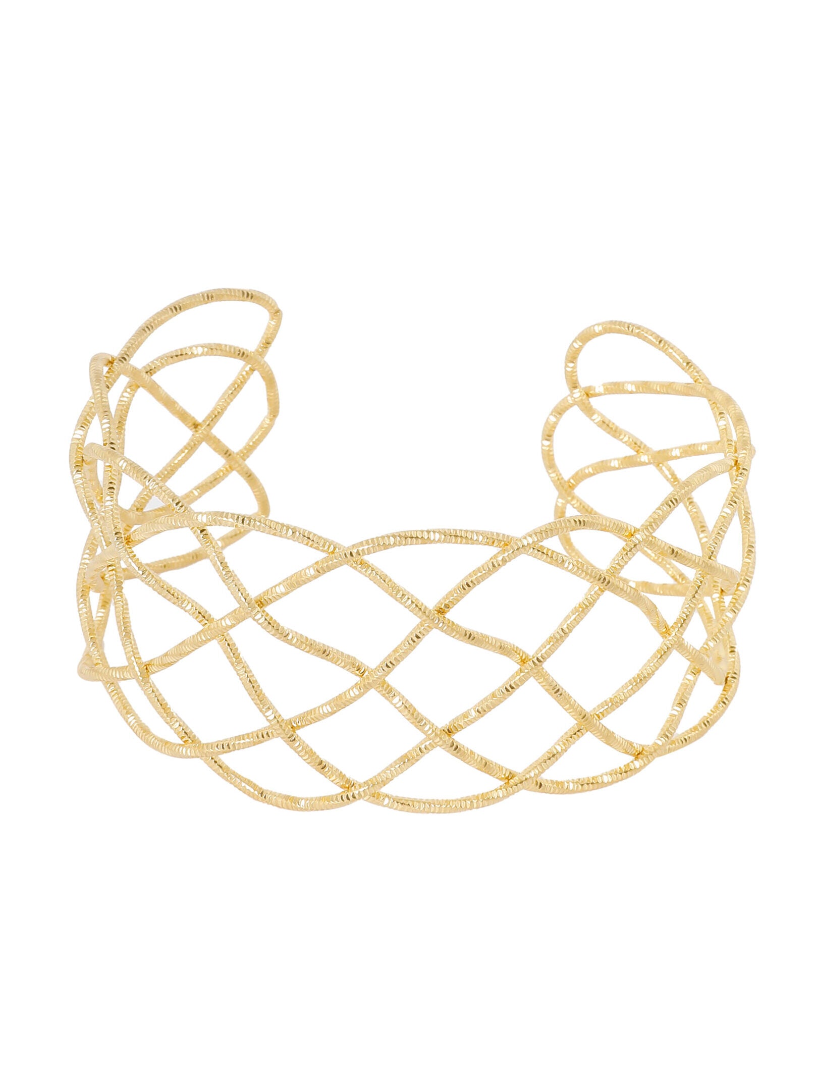 Armeif "Woven bangle with texture"