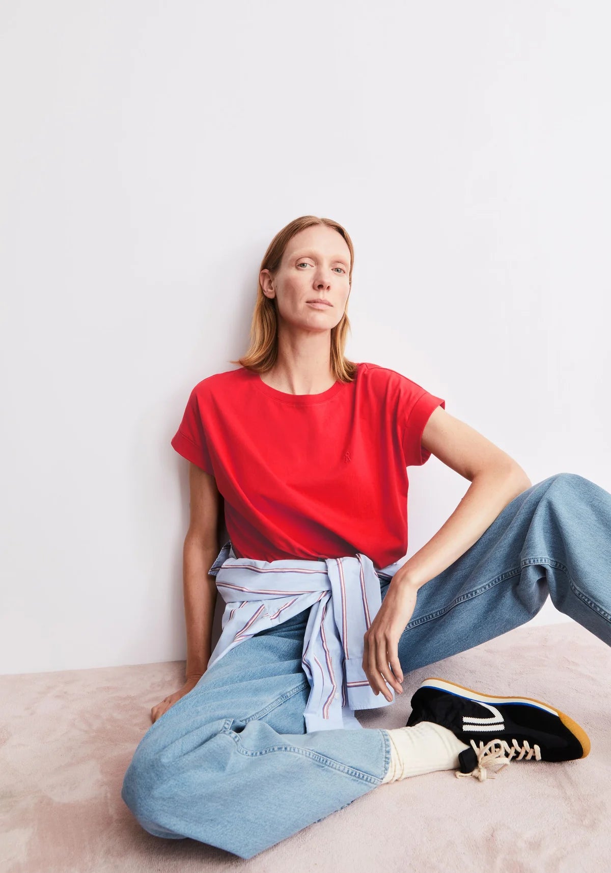 T-Shirt "Idaara" mars red