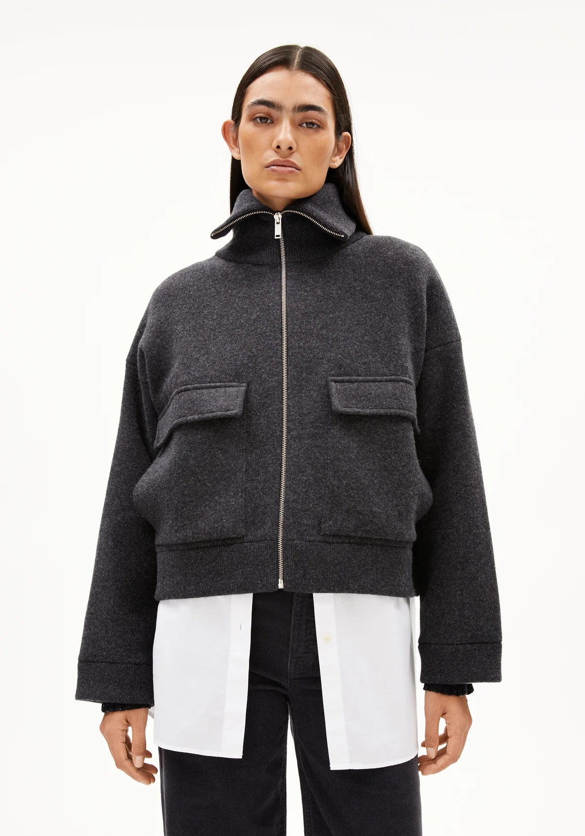 Jacke "Joaniaas" steel melange