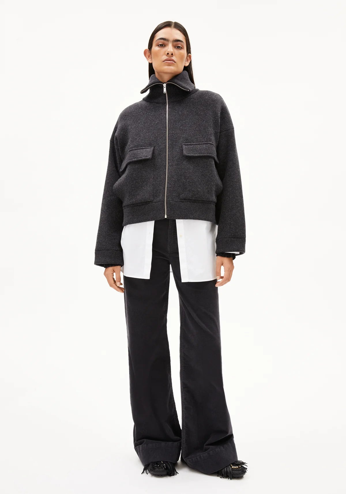 Jacke "Joaniaas" steel melange