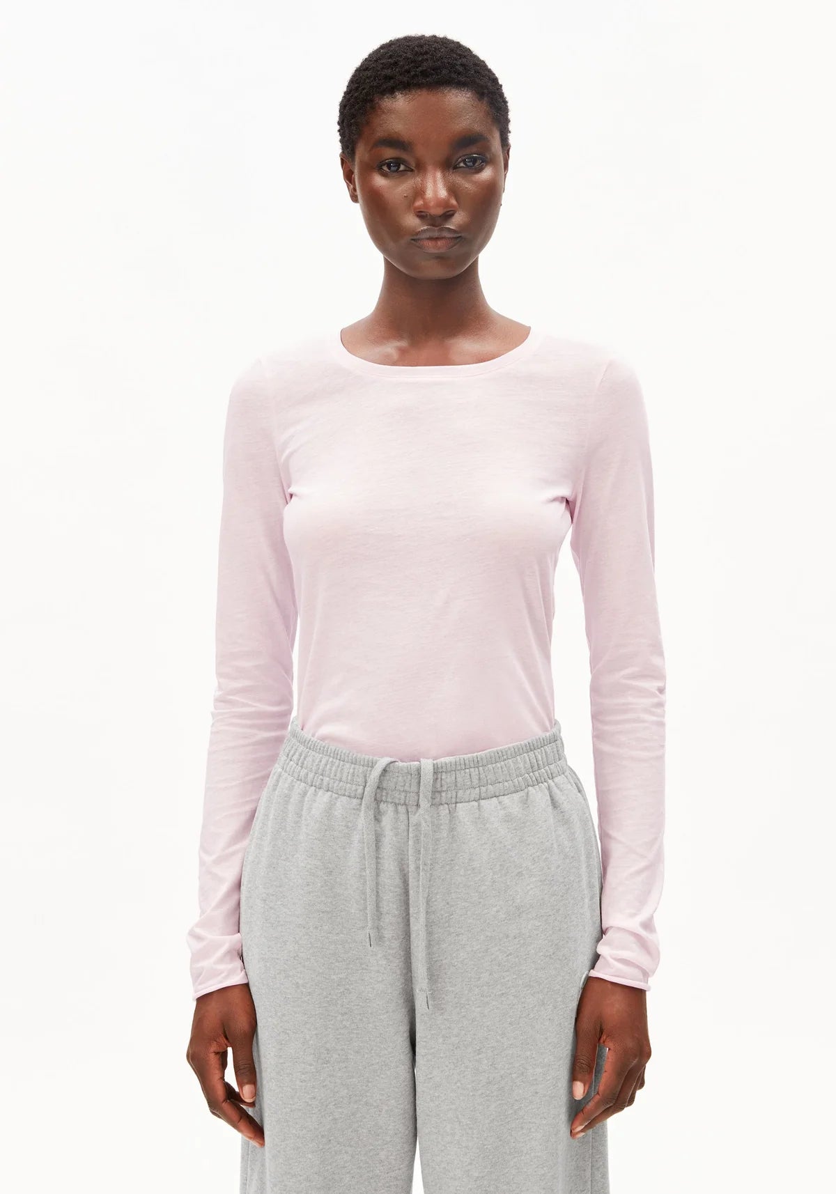 Longsleeve "Einiaara Soft" Pink Mist