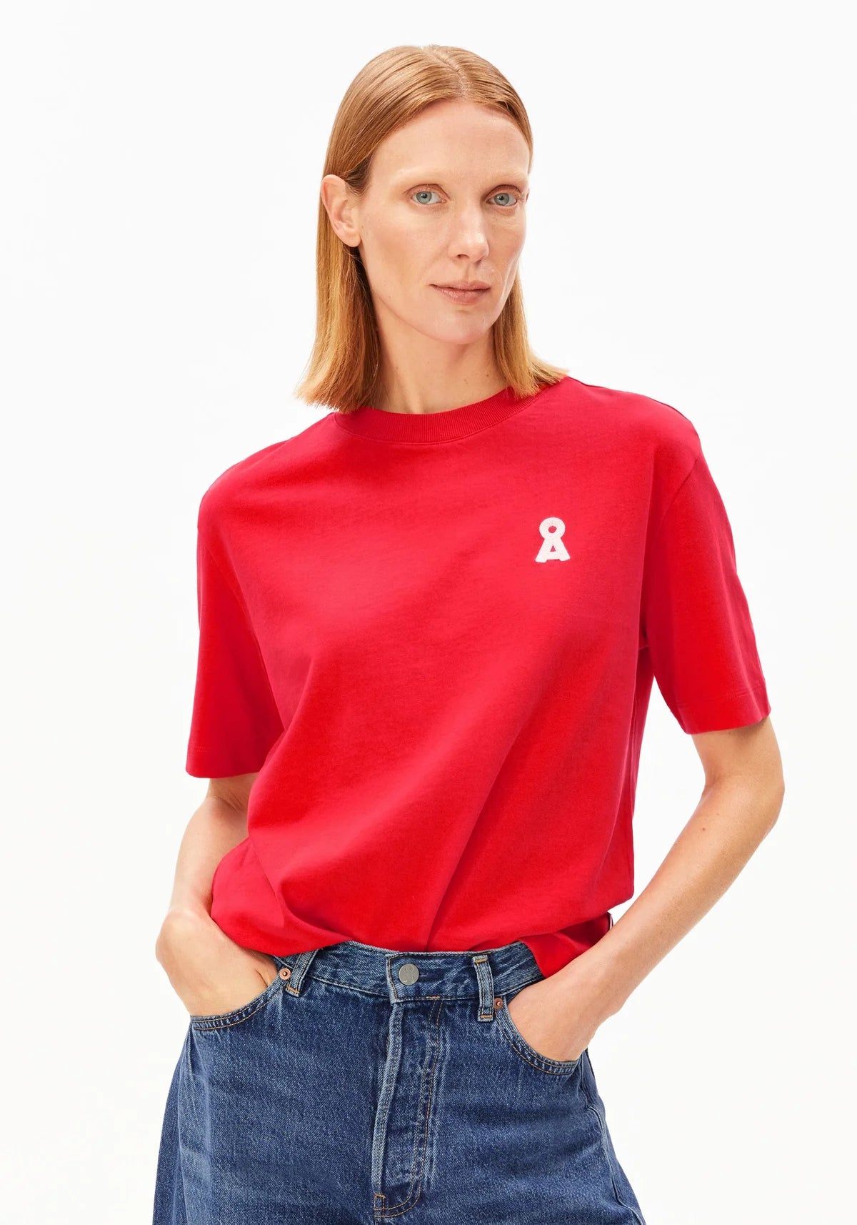 T-Shirt "Iconic A Tarjaa" mars red