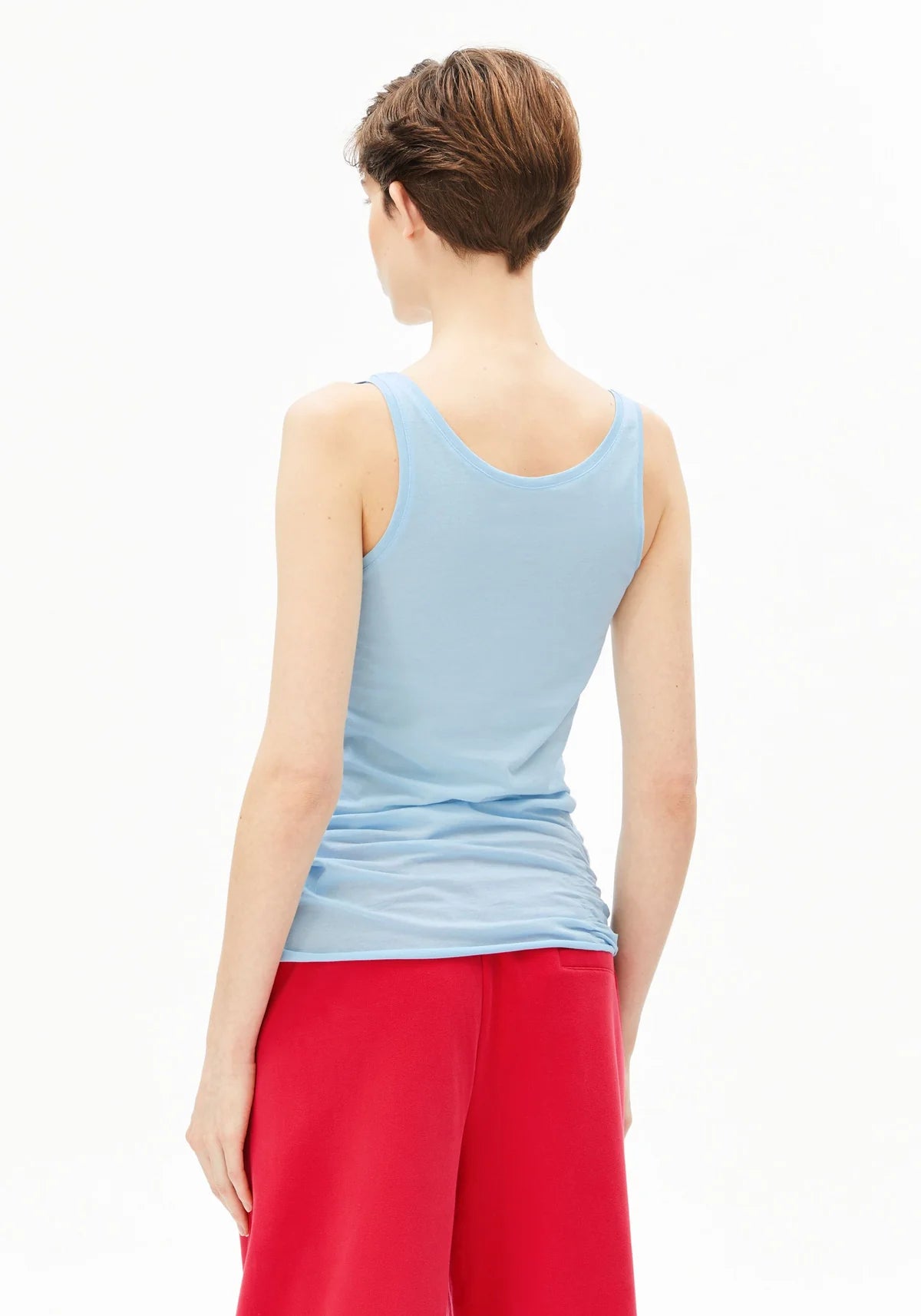 Single Jersey Top blue glow