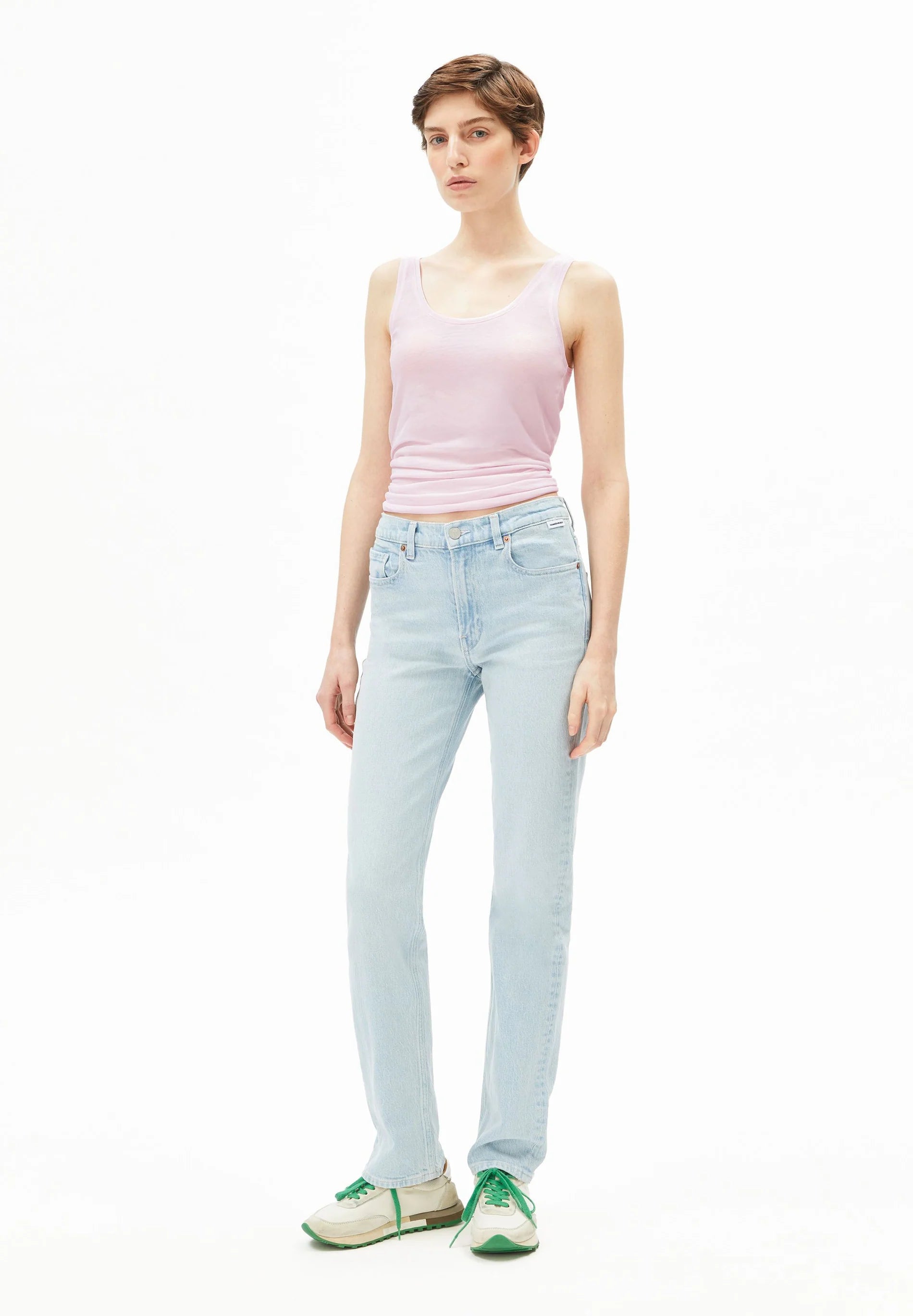 Single Jersey Top pink mist