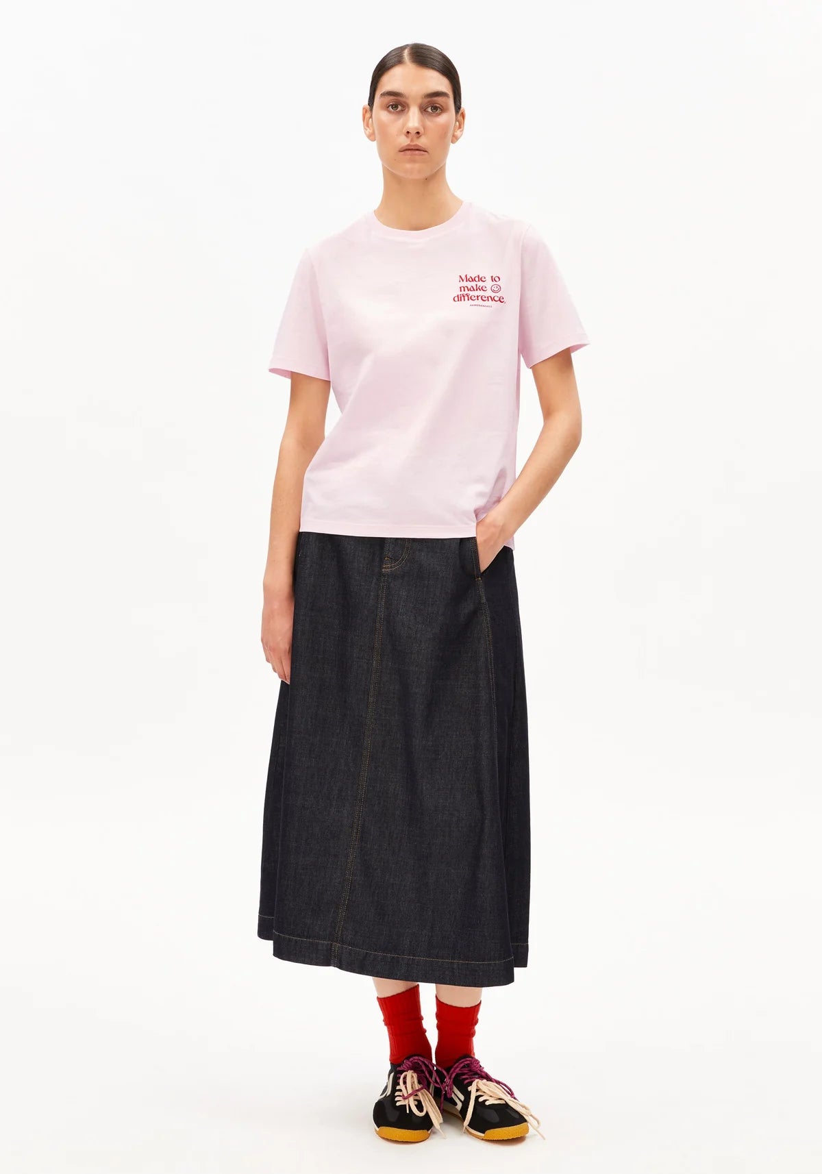 T-Shirt "Lualaa" pink mist