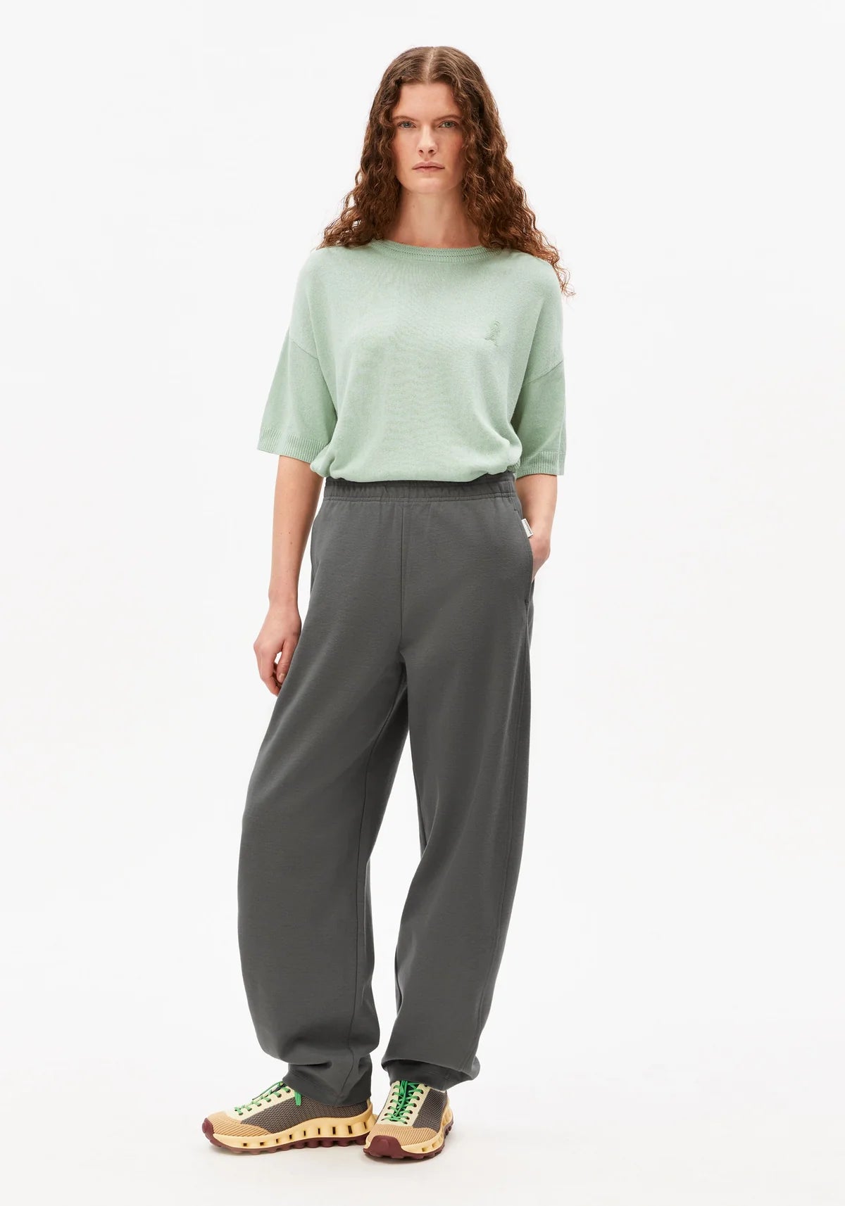 Leinen-Mix Strickshirt