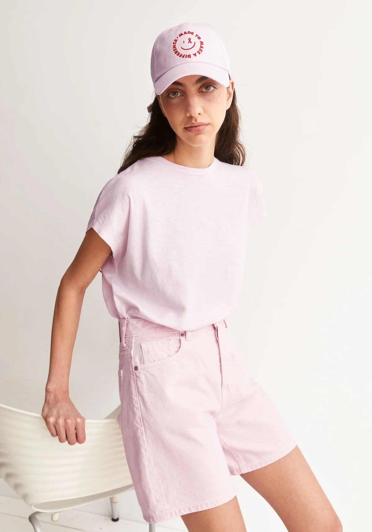 Slub Jersey T-Shirt Pink Mist - Dein Lieblingsladen Concept