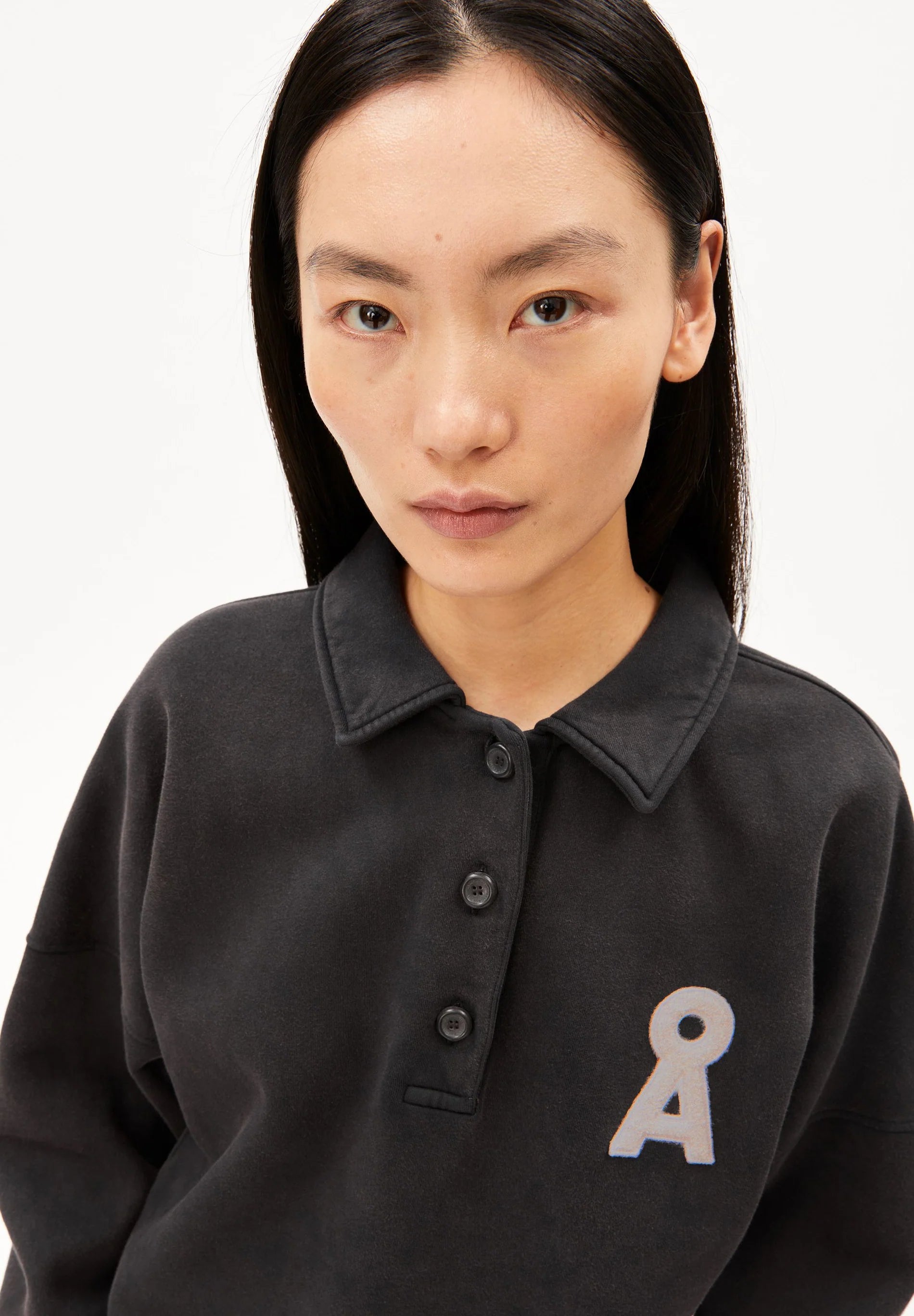 Polo Sweat dark steel